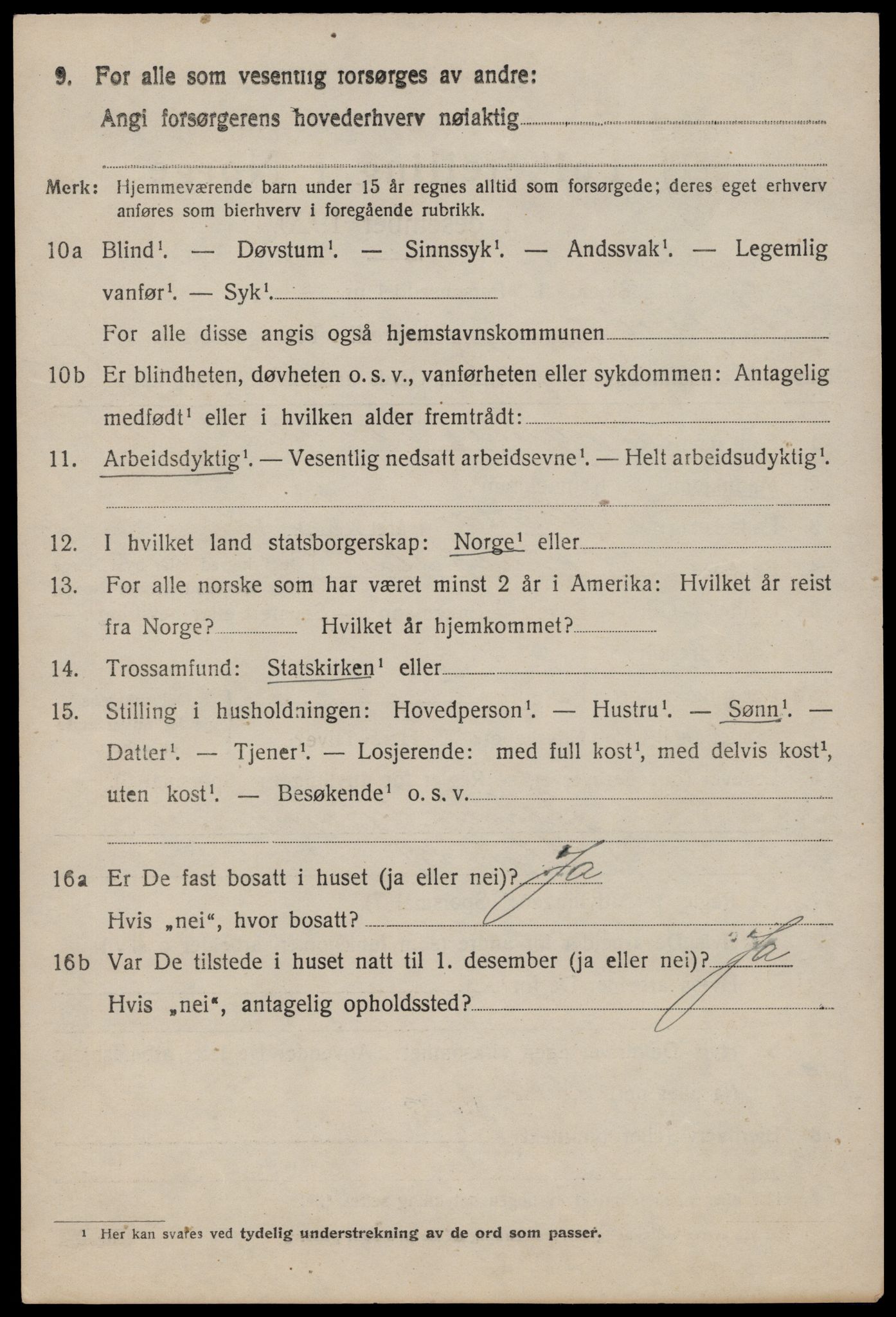 SAST, 1920 census for Mosterøy, 1920, p. 1901