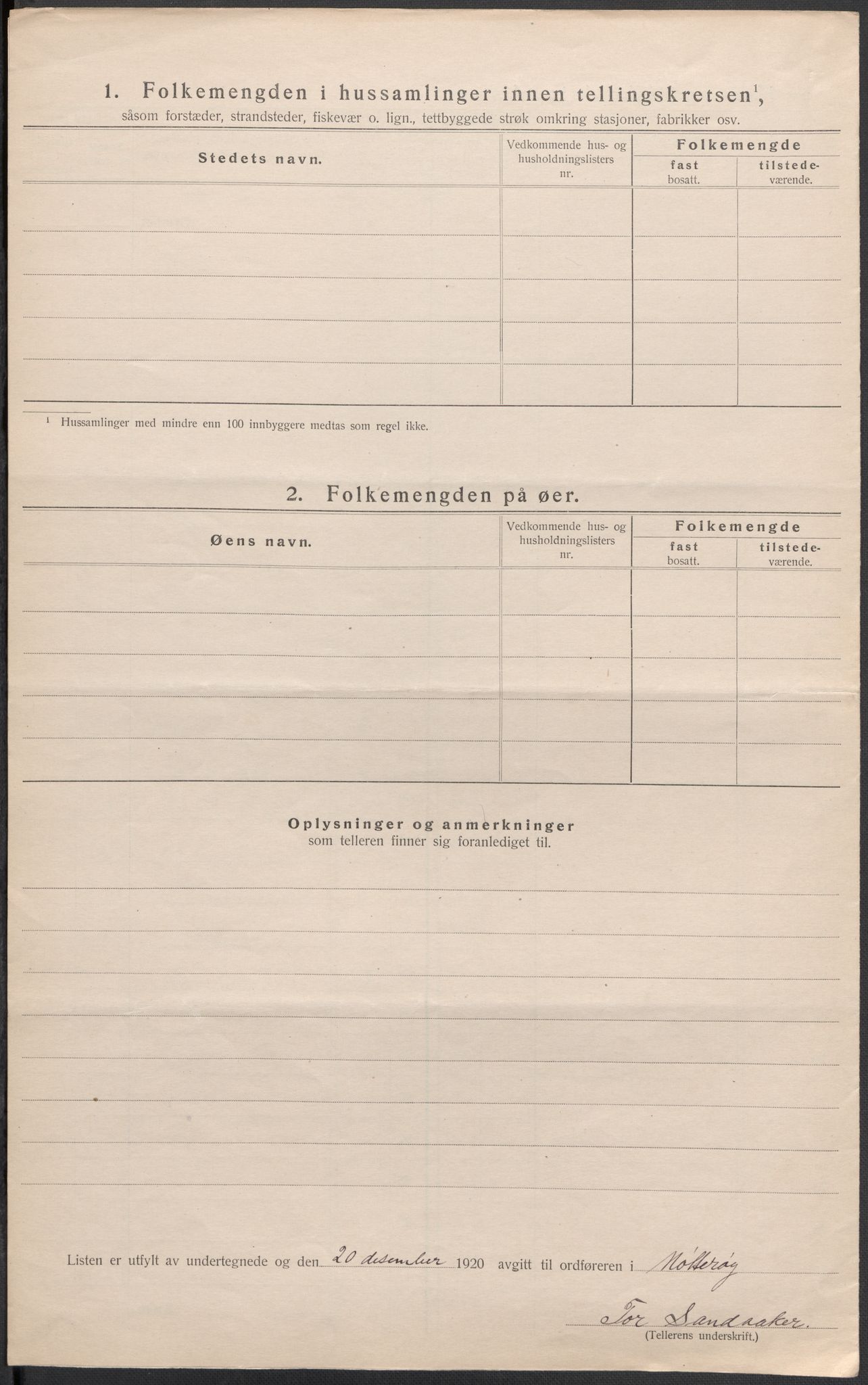 SAKO, 1920 census for Nøtterøy, 1920, p. 46