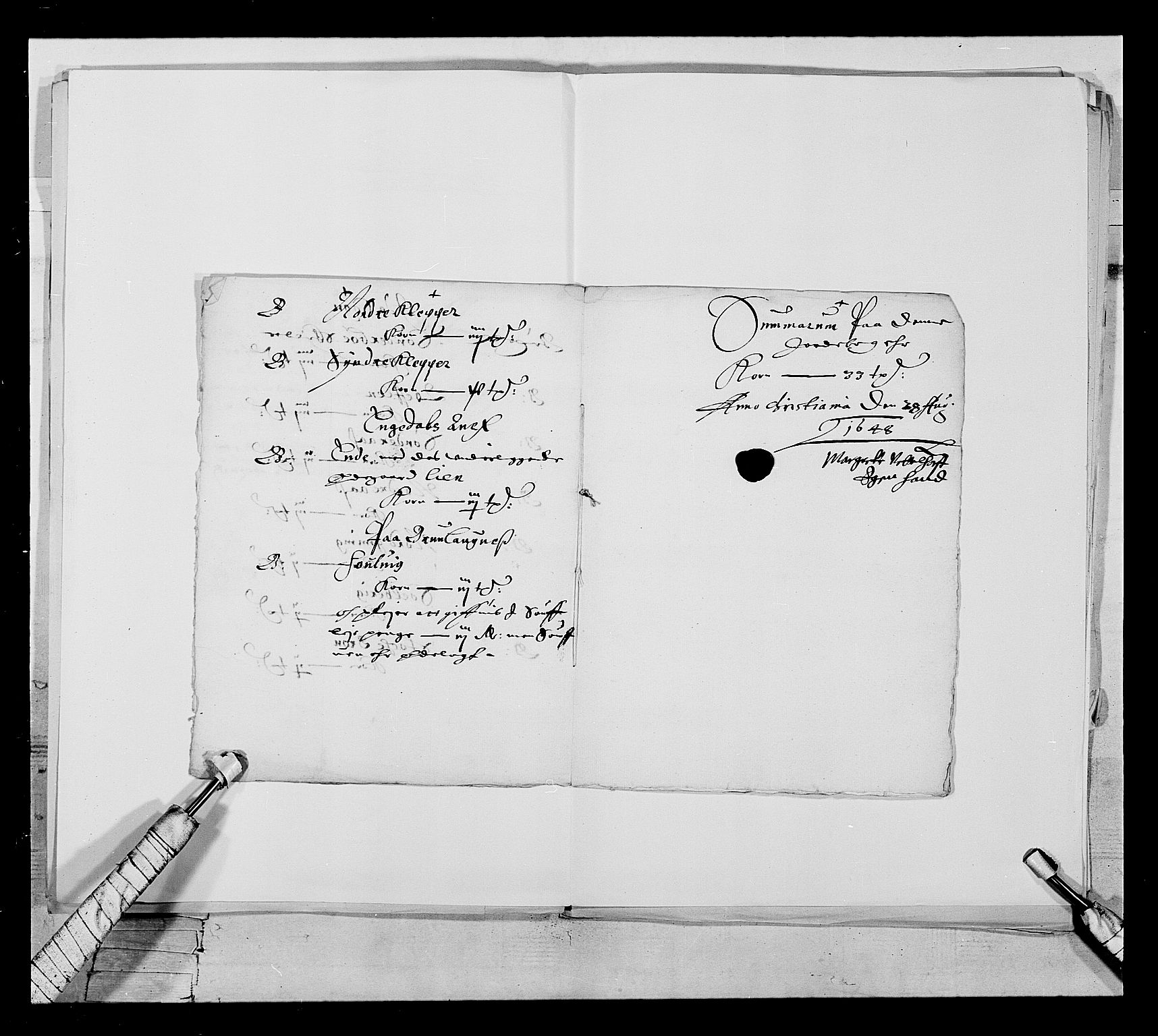 Stattholderembetet 1572-1771, AV/RA-EA-2870/Ek/L0021/0001: Jordebøker 1633-1658: / Adelsjordebøker innlevert til hyllingen i august 1648 og senere, 1648-1649, p. 139