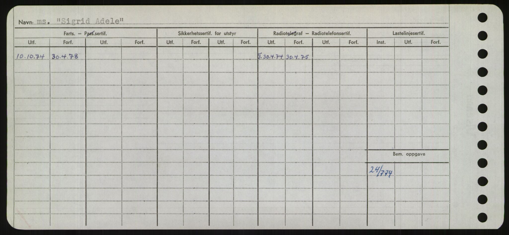 Sjøfartsdirektoratet med forløpere, Skipsmålingen, AV/RA-S-1627/H/Hd/L0033: Fartøy, Sevi-Sjø, p. 96