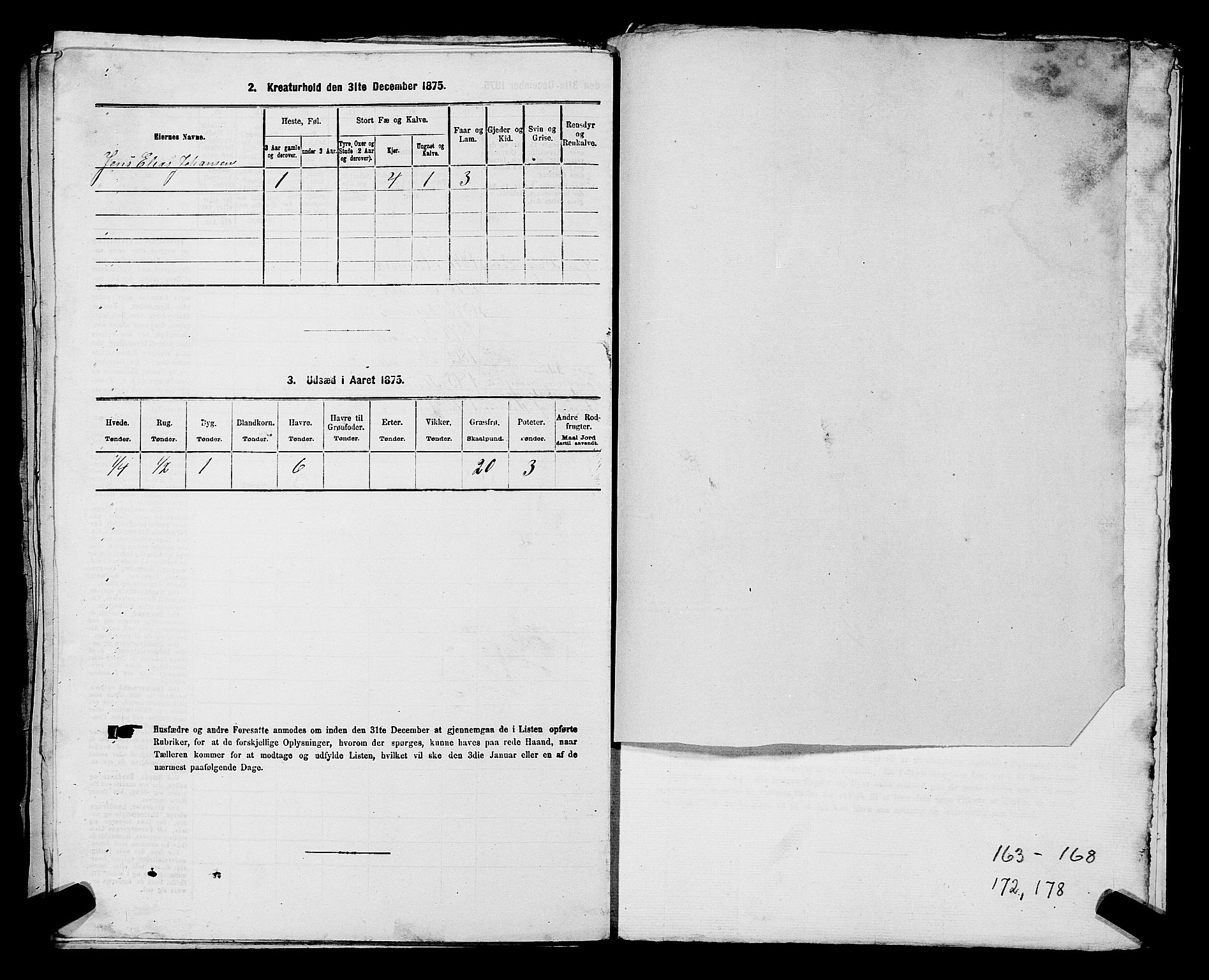 RA, 1875 census for 0128P Rakkestad, 1875, p. 1836