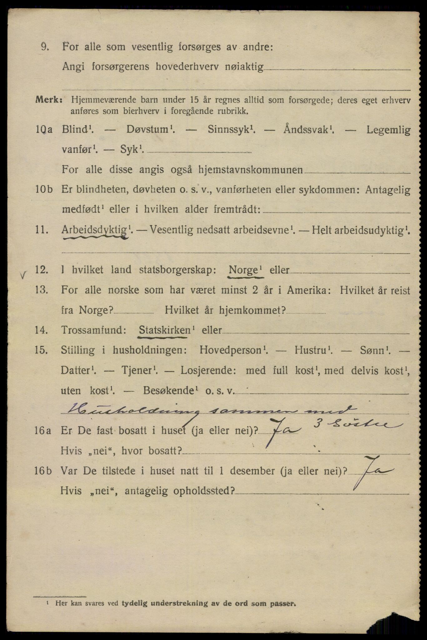 SAO, 1920 census for Kristiania, 1920, p. 133982