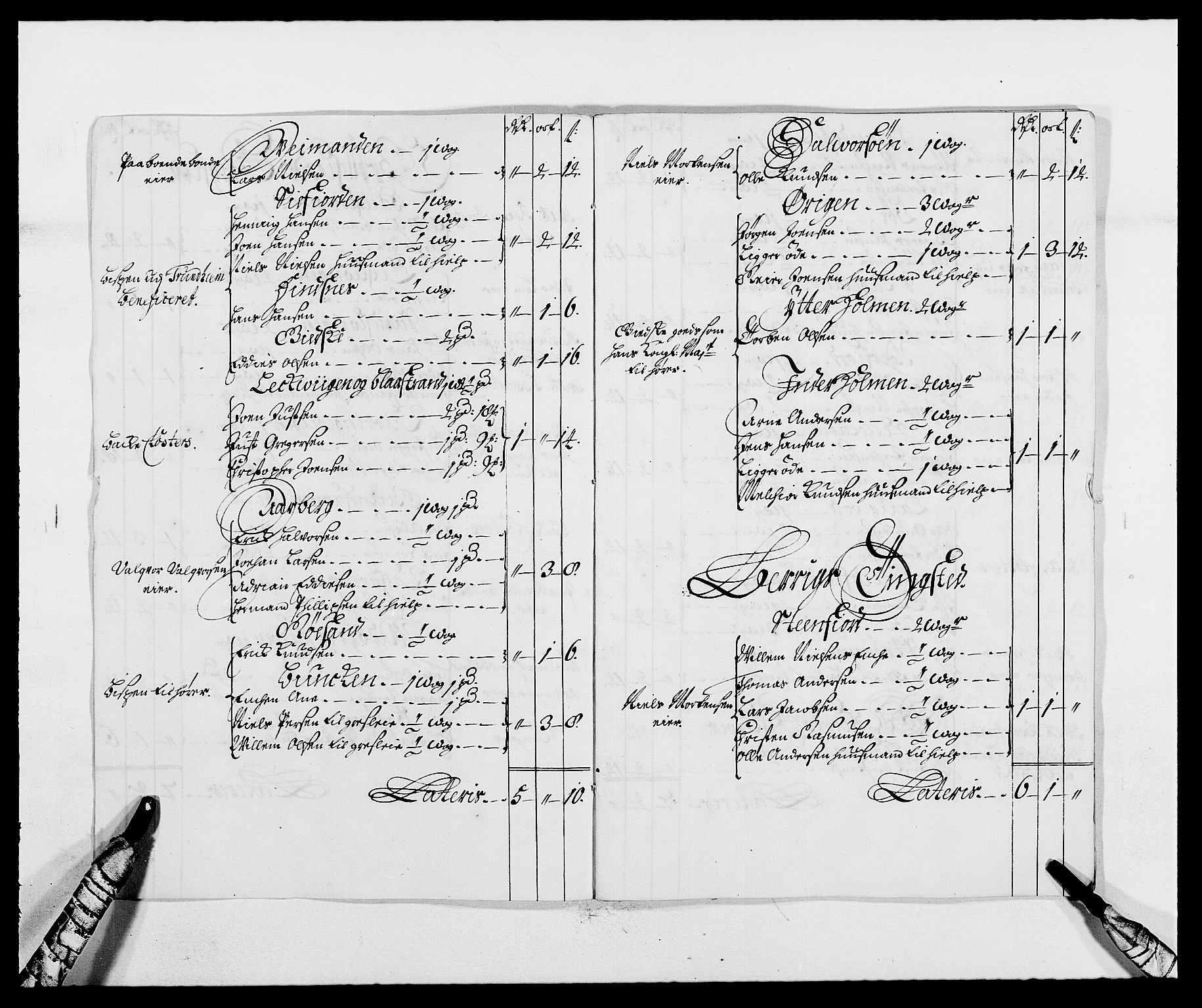 Rentekammeret inntil 1814, Reviderte regnskaper, Fogderegnskap, AV/RA-EA-4092/R68/L4752: Fogderegnskap Senja og Troms, 1691-1693, p. 164