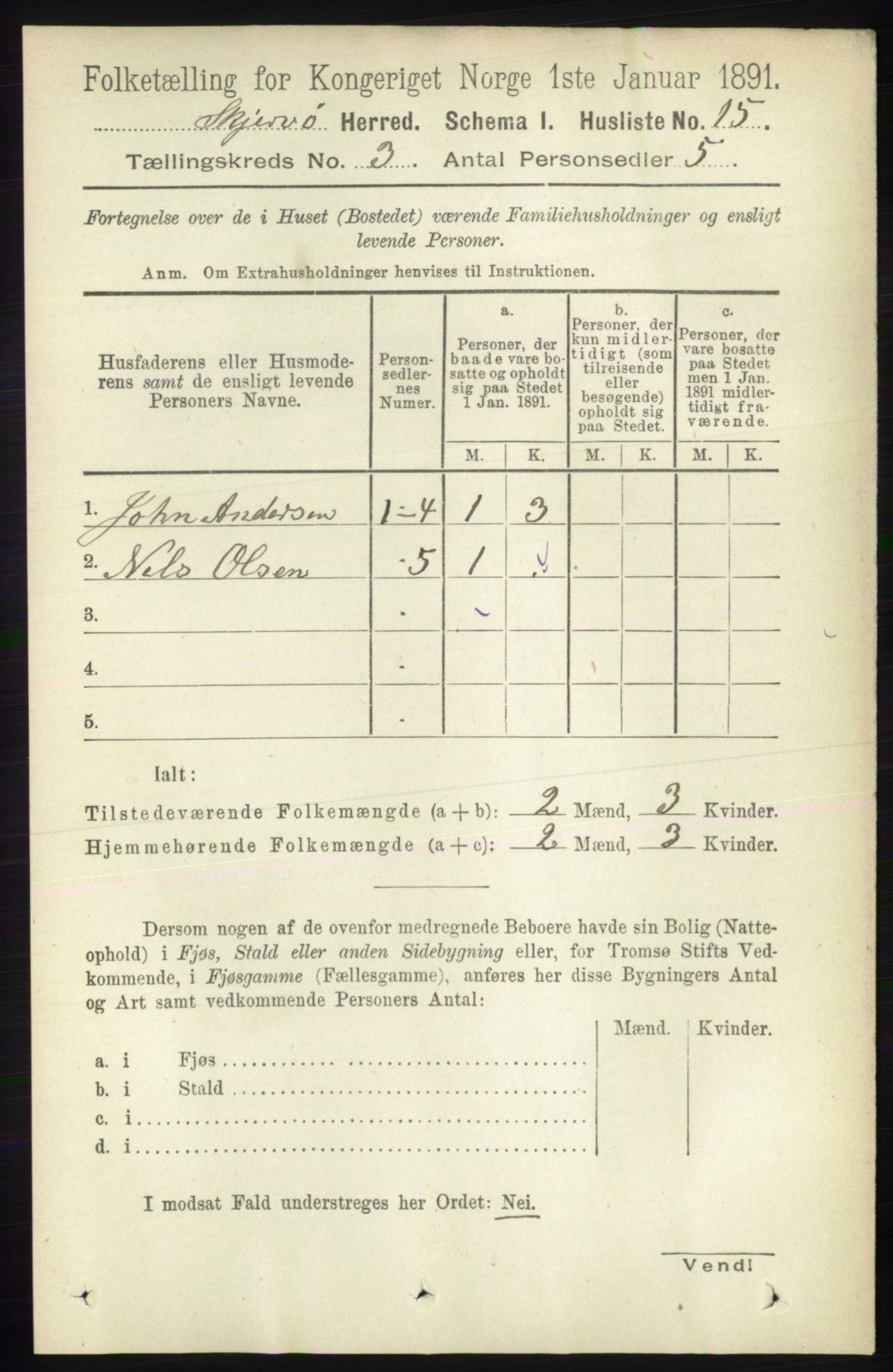 RA, 1891 census for 1941 Skjervøy, 1891, p. 1807