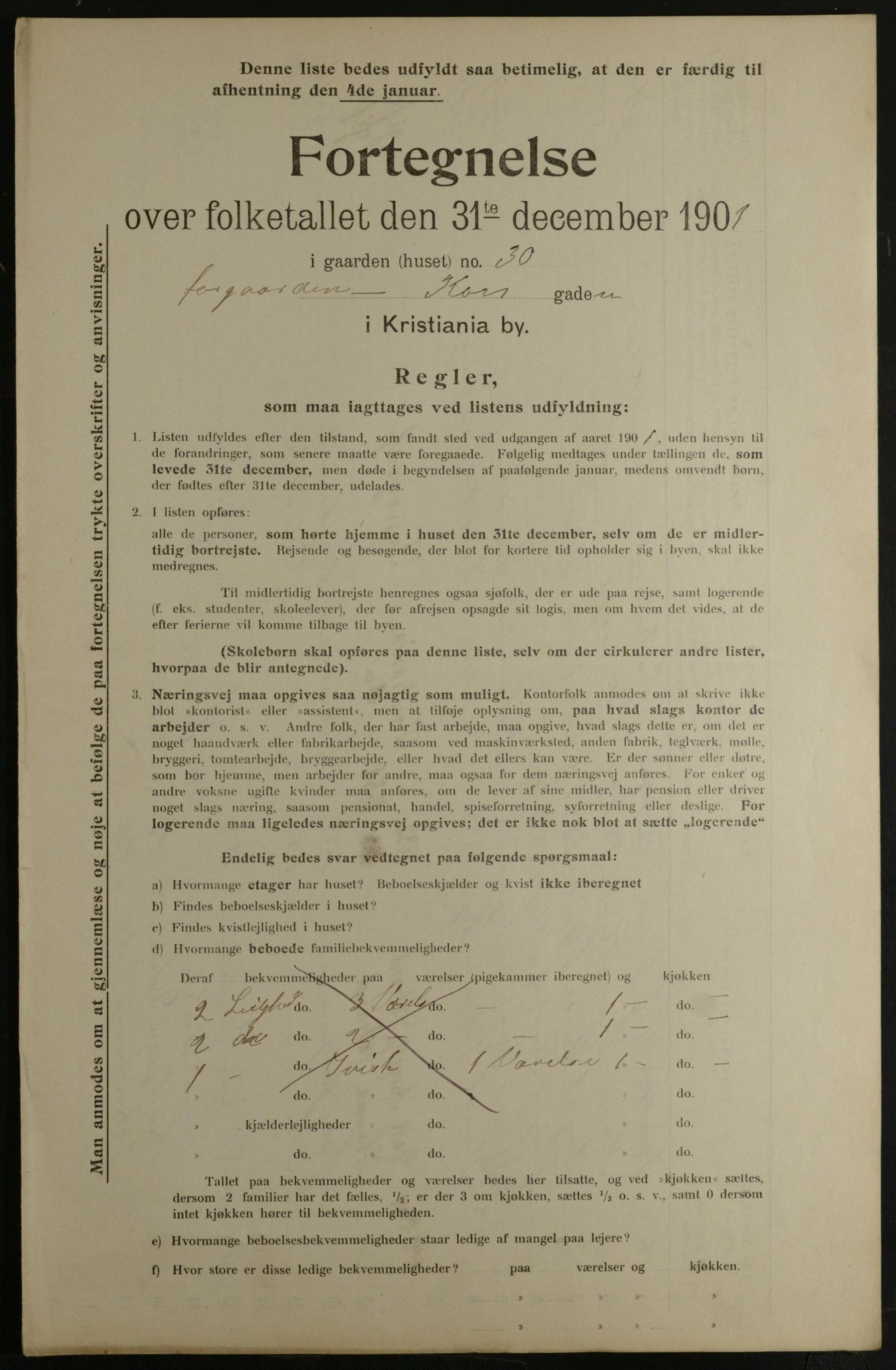 OBA, Municipal Census 1901 for Kristiania, 1901, p. 8227