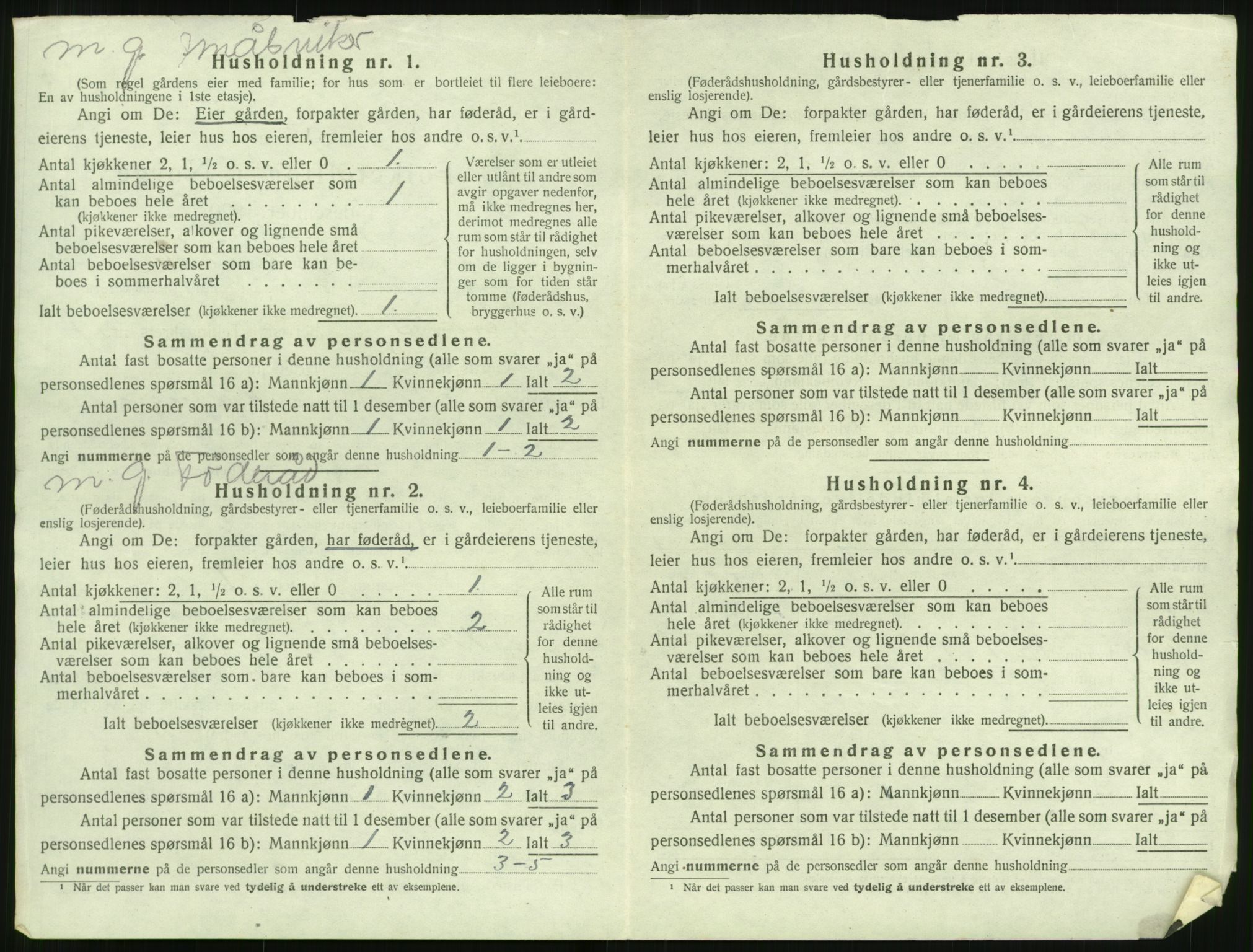 SAT, 1920 census for Herøy (MR), 1920, p. 1430