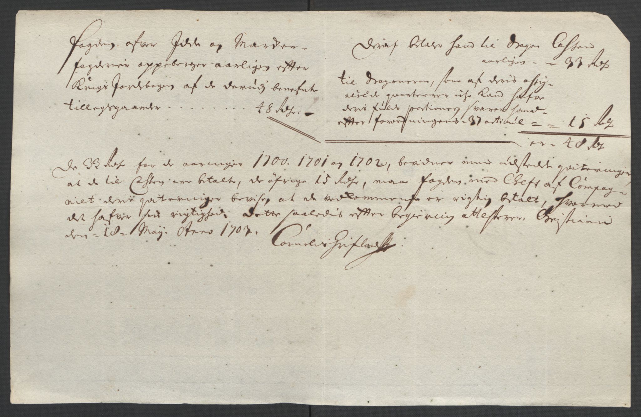 Rentekammeret inntil 1814, Reviderte regnskaper, Fogderegnskap, AV/RA-EA-4092/R01/L0015: Fogderegnskap Idd og Marker, 1700-1701, p. 410