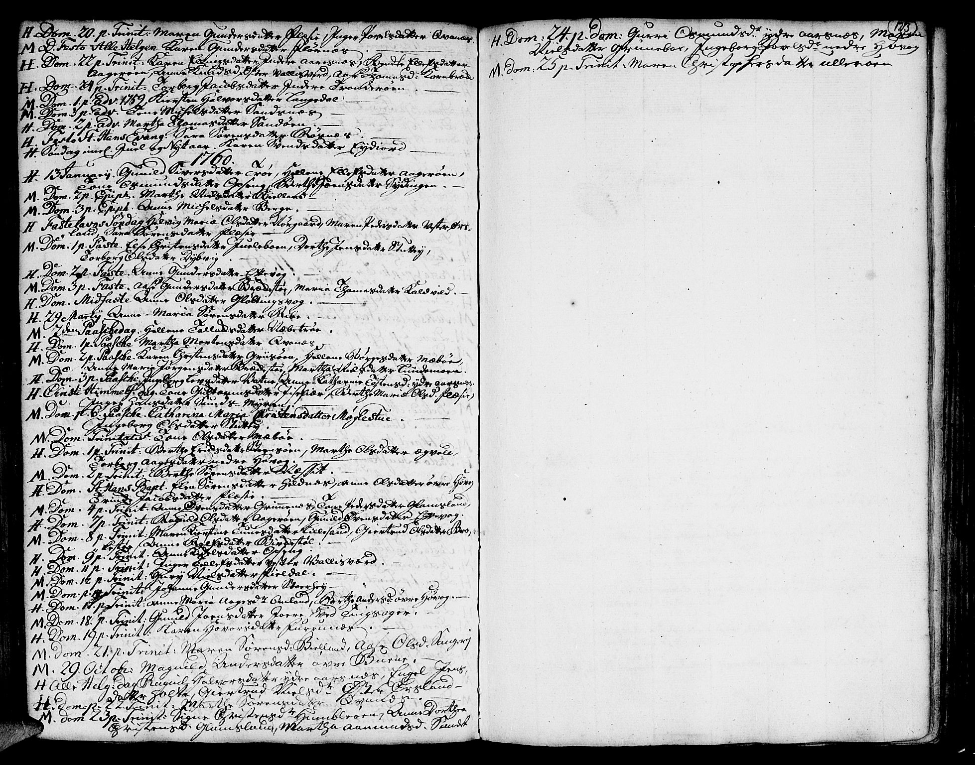 Vestre Moland sokneprestkontor, SAK/1111-0046/F/Fa/Fab/L0001: Parish register (official) no. A 1, 1687-1760, p. 123