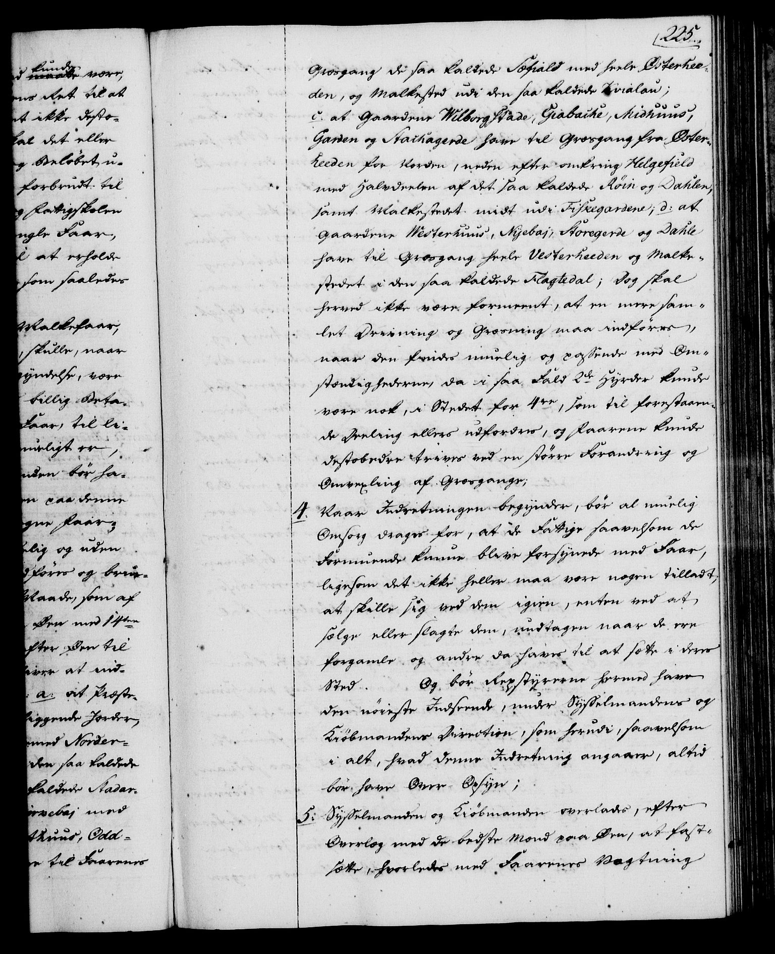 Rentekammeret, Kammerkanselliet, RA/EA-3111/G/Gg/Gga/L0012: Norsk ekspedisjonsprotokoll med register (merket RK 53.12), 1781-1783, p. 225