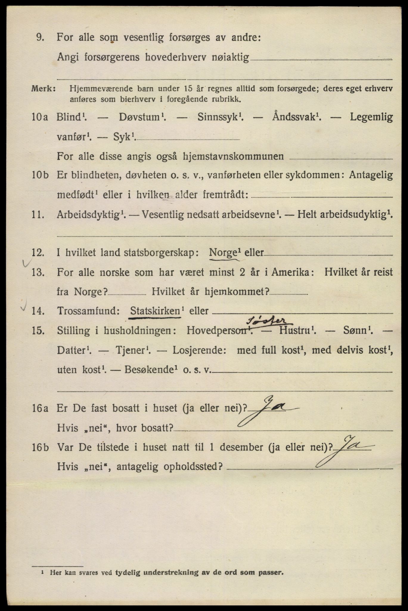 SAO, 1920 census for Kristiania, 1920, p. 487220