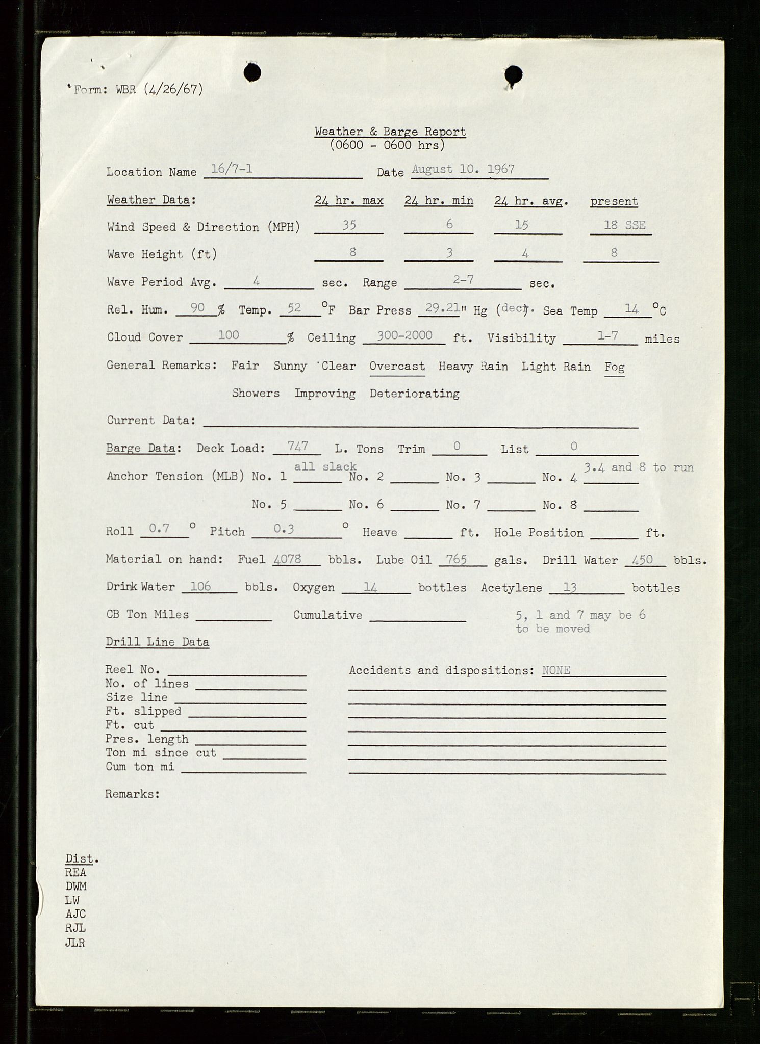 Pa 1512 - Esso Exploration and Production Norway Inc., SAST/A-101917/E/Ea/L0015: Well 16/7-1, 1967-1972, p. 153