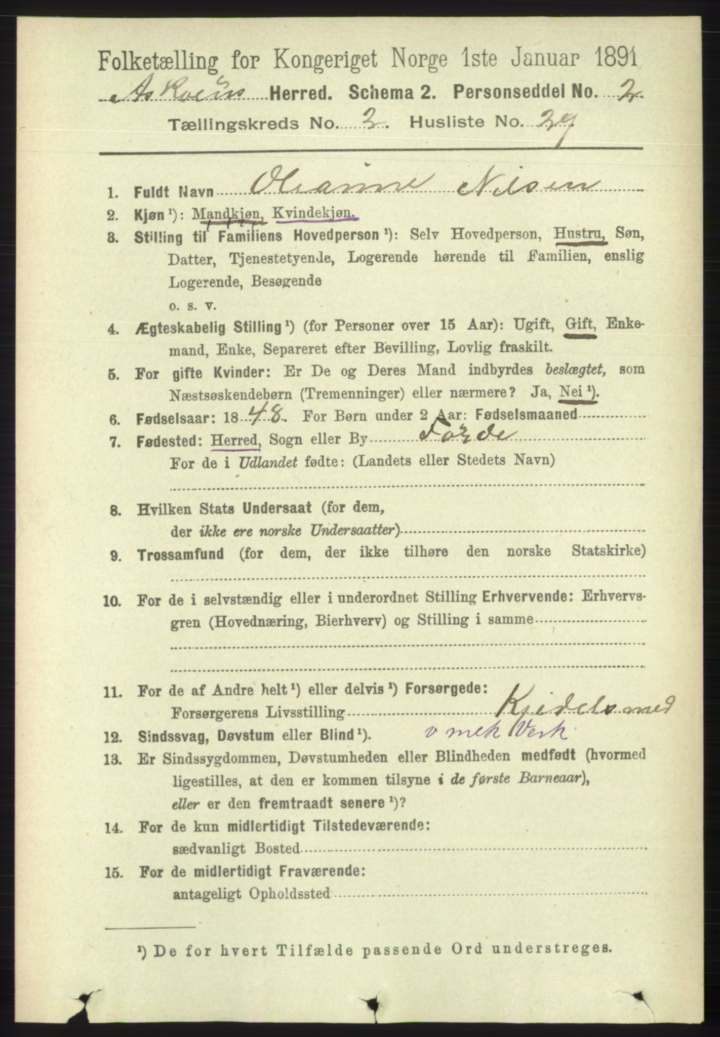RA, 1891 census for 1247 Askøy, 1891, p. 1563