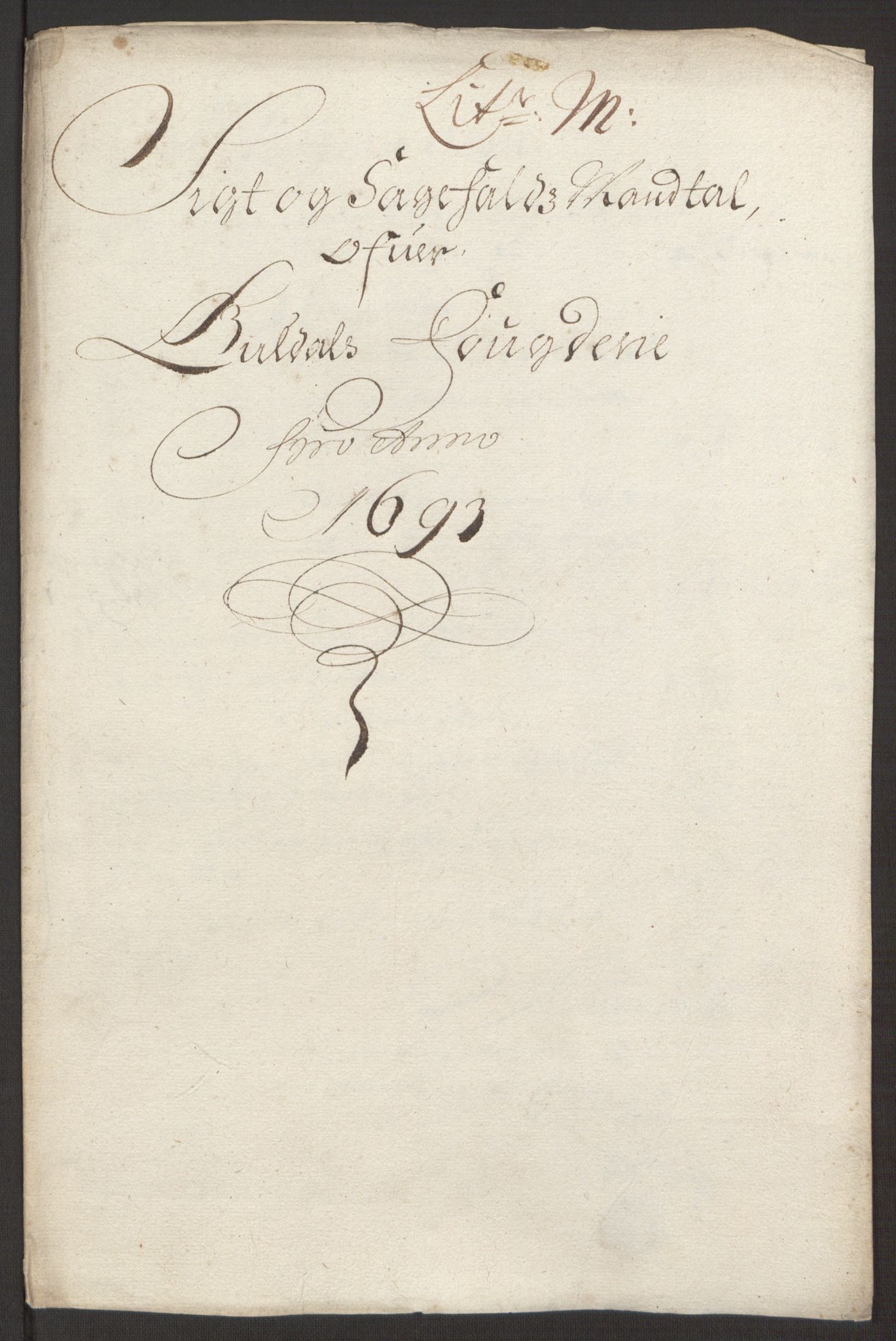 Rentekammeret inntil 1814, Reviderte regnskaper, Fogderegnskap, RA/EA-4092/R59/L3943: Fogderegnskap Gauldal, 1693, p. 143
