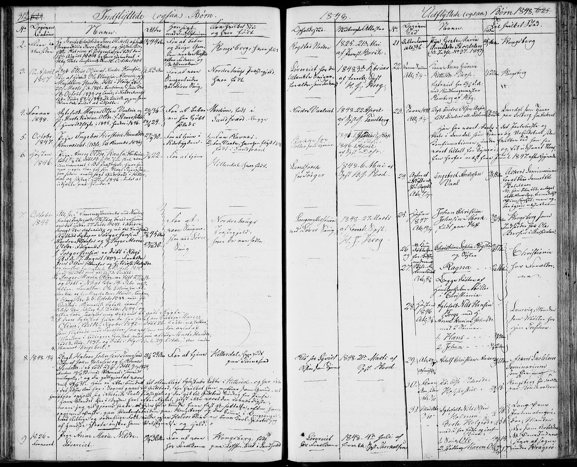 Sandsvær kirkebøker, SAKO/A-244/F/Fa/L0005: Parish register (official) no. I 5, 1840-1856, p. 624-625