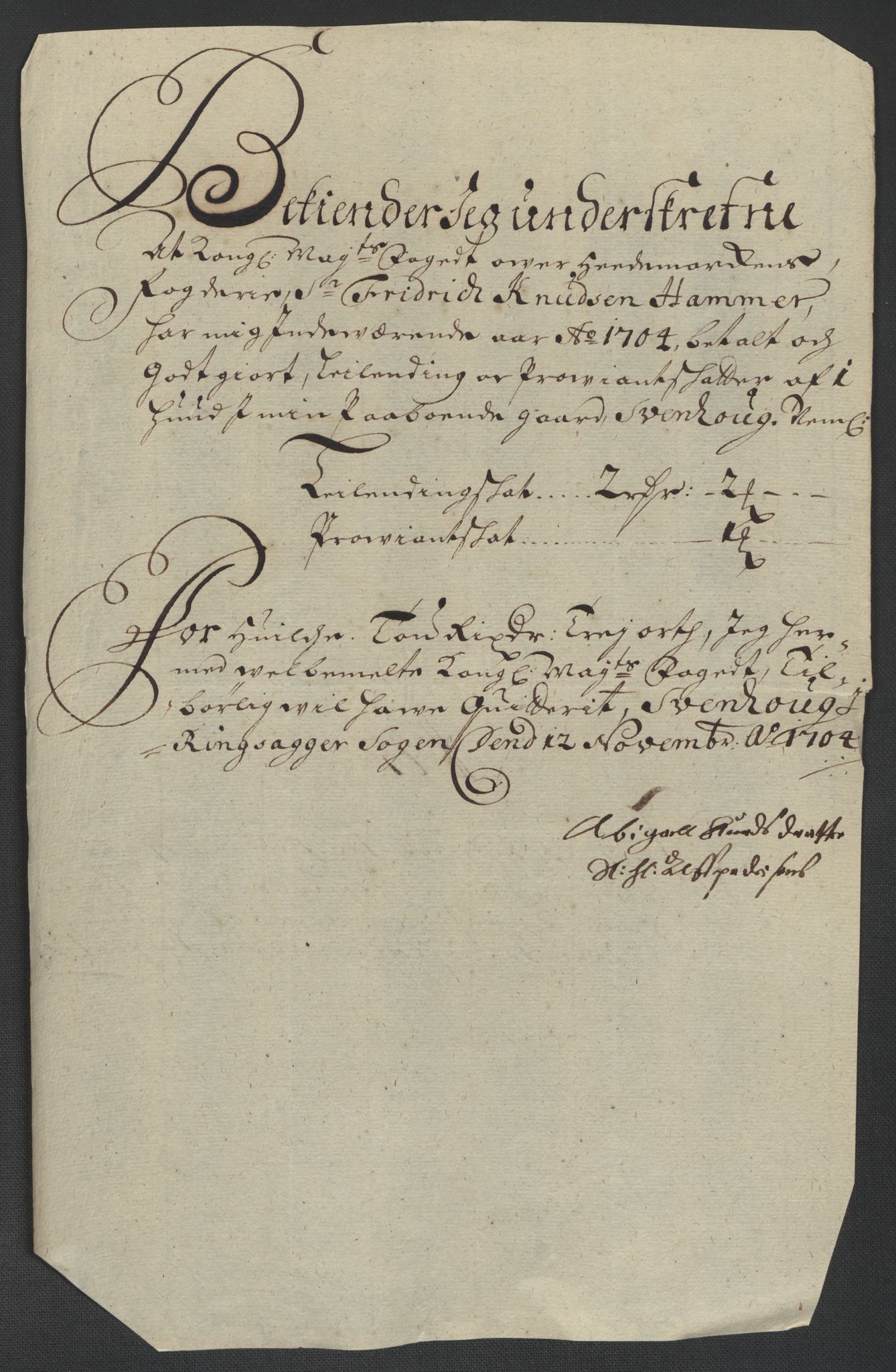 Rentekammeret inntil 1814, Reviderte regnskaper, Fogderegnskap, AV/RA-EA-4092/R16/L1041: Fogderegnskap Hedmark, 1703-1704, p. 383