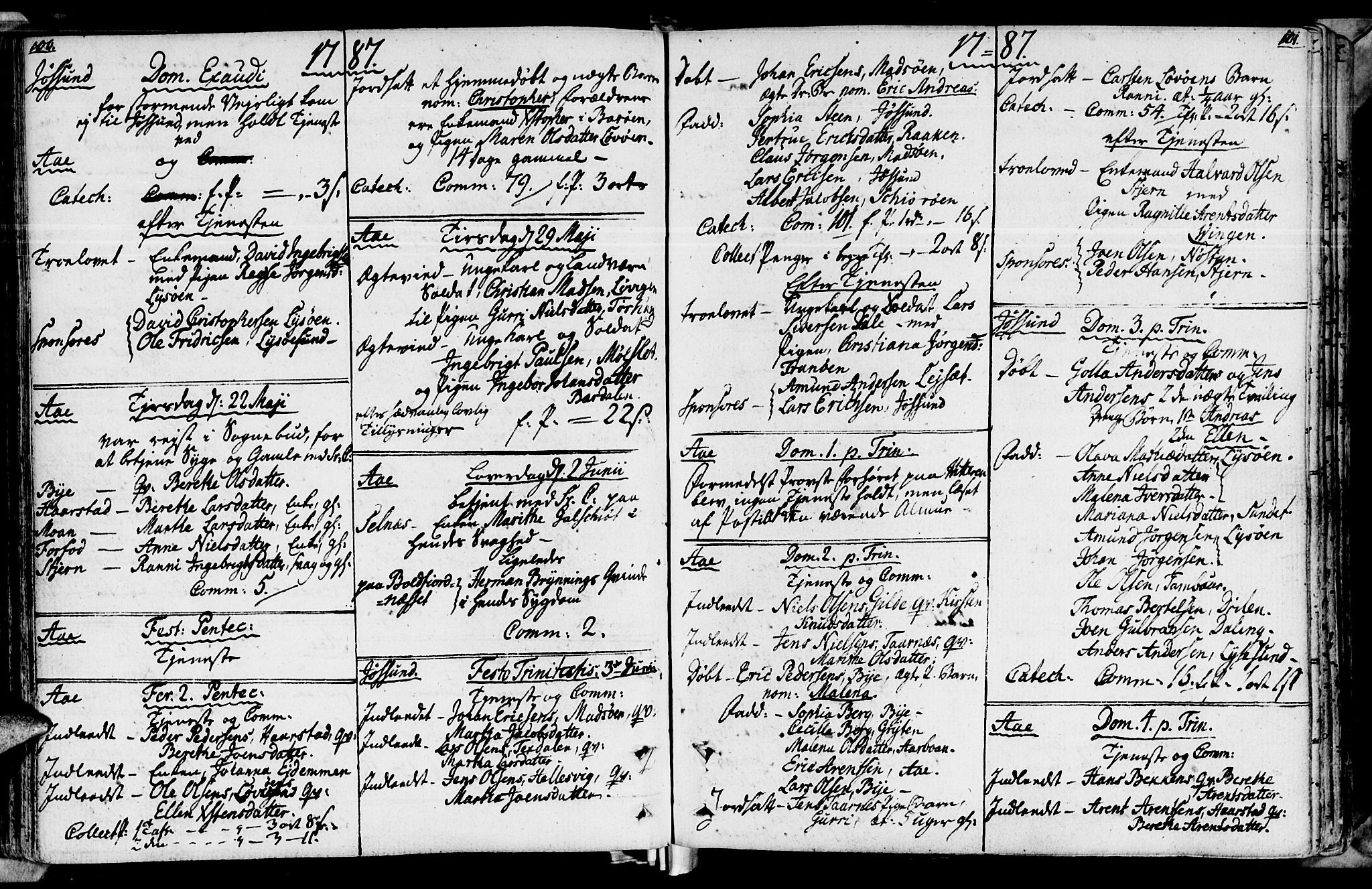 Ministerialprotokoller, klokkerbøker og fødselsregistre - Sør-Trøndelag, AV/SAT-A-1456/655/L0673: Parish register (official) no. 655A02, 1780-1801, p. 100-101