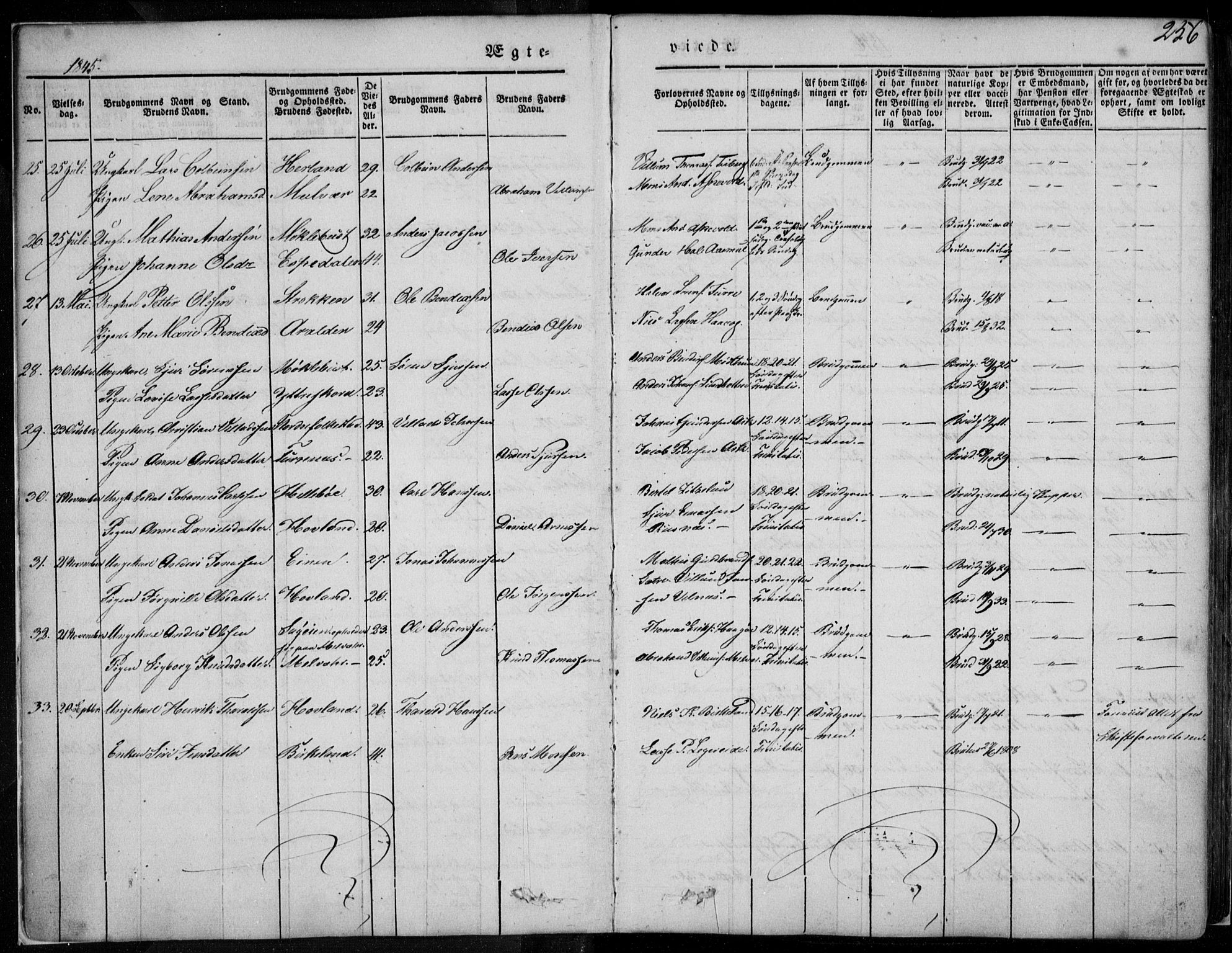 Askvoll sokneprestembete, AV/SAB-A-79501/H/Haa/Haaa/L0011/0002: Parish register (official) no. A 11 II, 1845-1878, p. 256