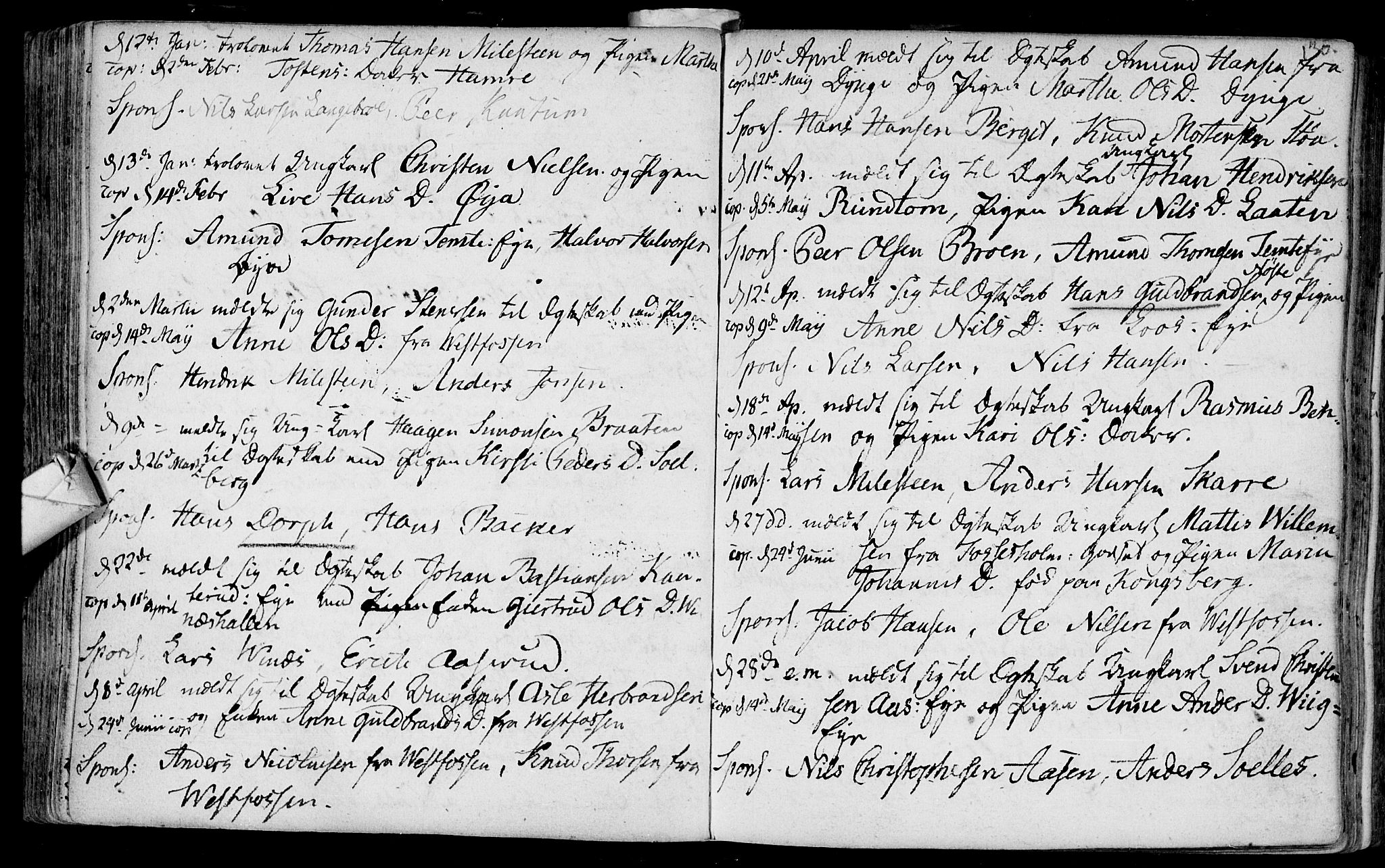 Eiker kirkebøker, AV/SAKO-A-4/F/Fa/L0007: Parish register (official) no. I 7 /1, 1733-1808, p. 130