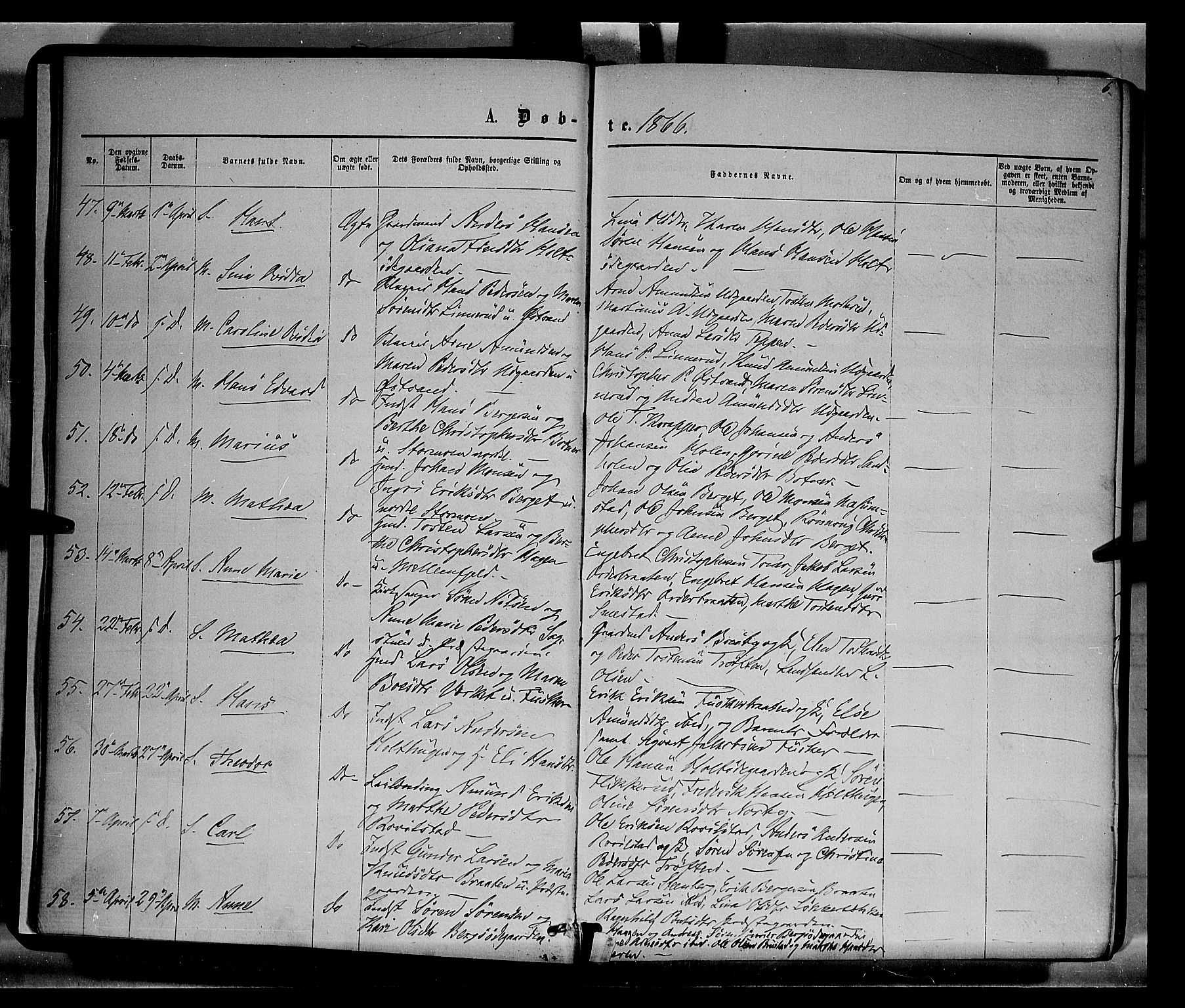 Nord-Odal prestekontor, AV/SAH-PREST-032/H/Ha/Haa/L0004: Parish register (official) no. 4, 1866-1873, p. 6