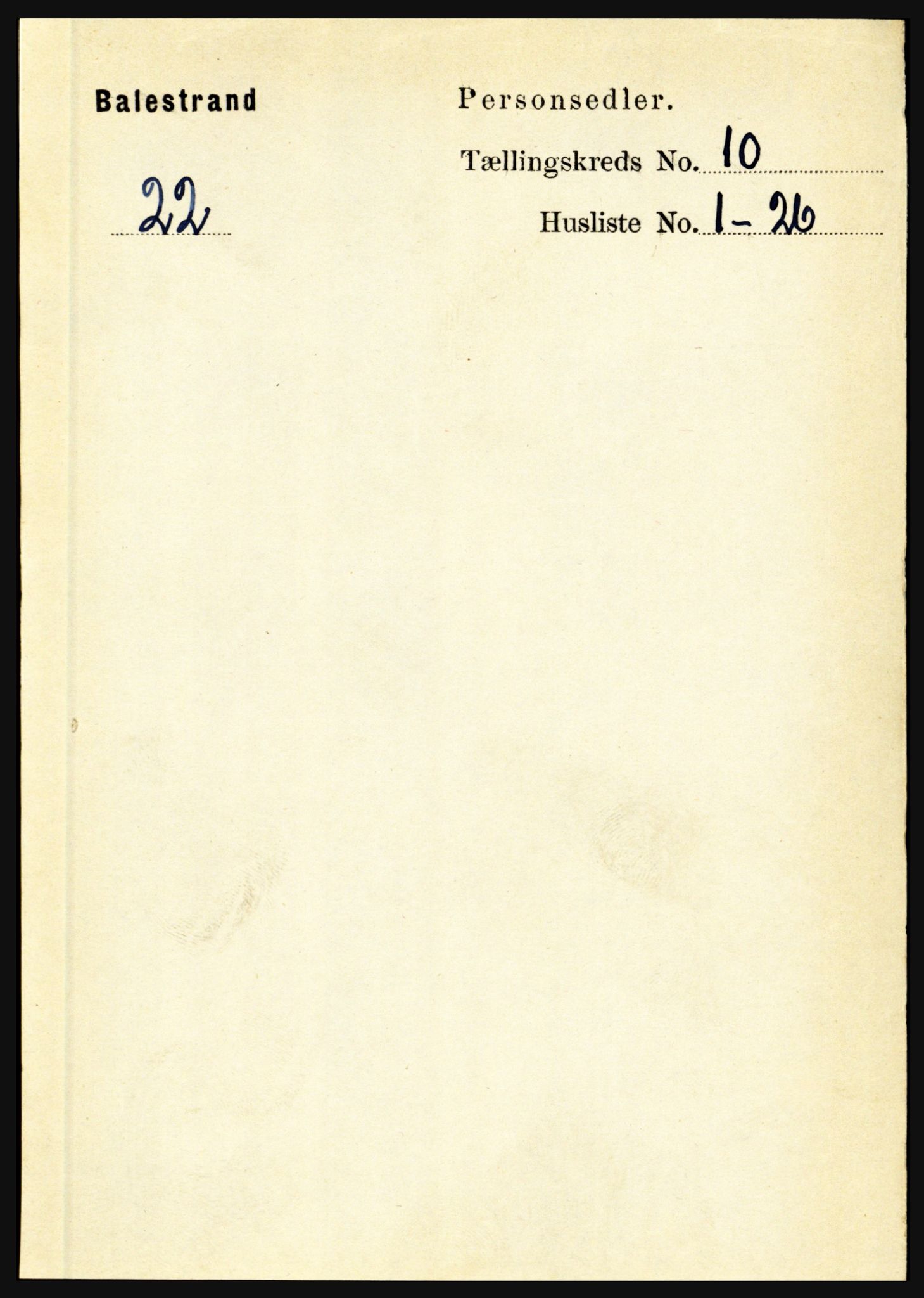 RA, 1891 census for 1418 Balestrand, 1891, p. 2249