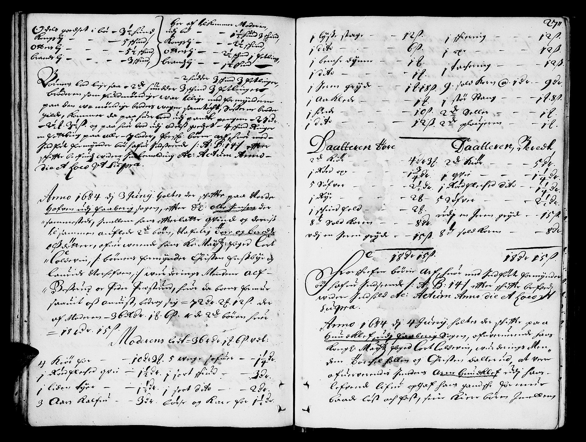Sorenskriverier i Gudbrandsdalen, AV/SAH-TING-036/J/Ja/Jab/L0001: Skifteprotokoll - Sør-Gudbrandsdal, 1682-1721, p. 26b-27a