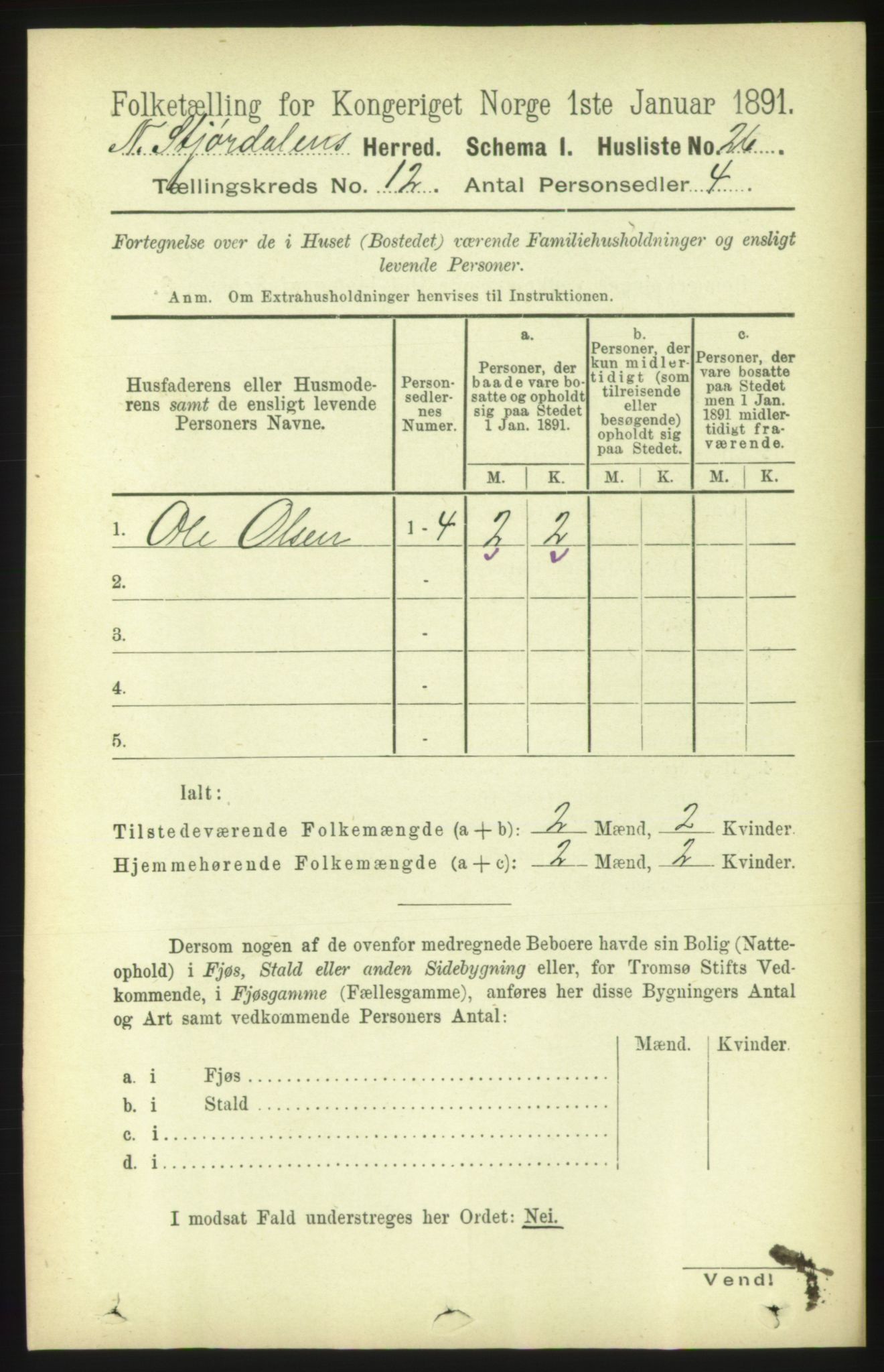 RA, 1891 census for 1714 Nedre Stjørdal, 1891, p. 5996