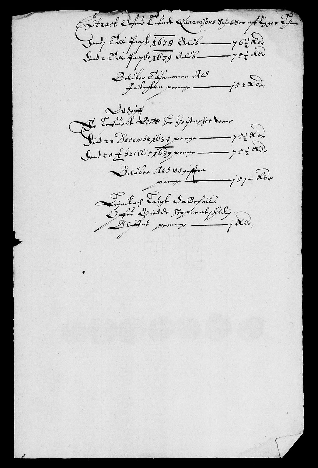 Rentekammeret inntil 1814, Reviderte regnskaper, Lensregnskaper, AV/RA-EA-5023/R/Rb/Rbm/L0004: Eiker len, 1626-1640