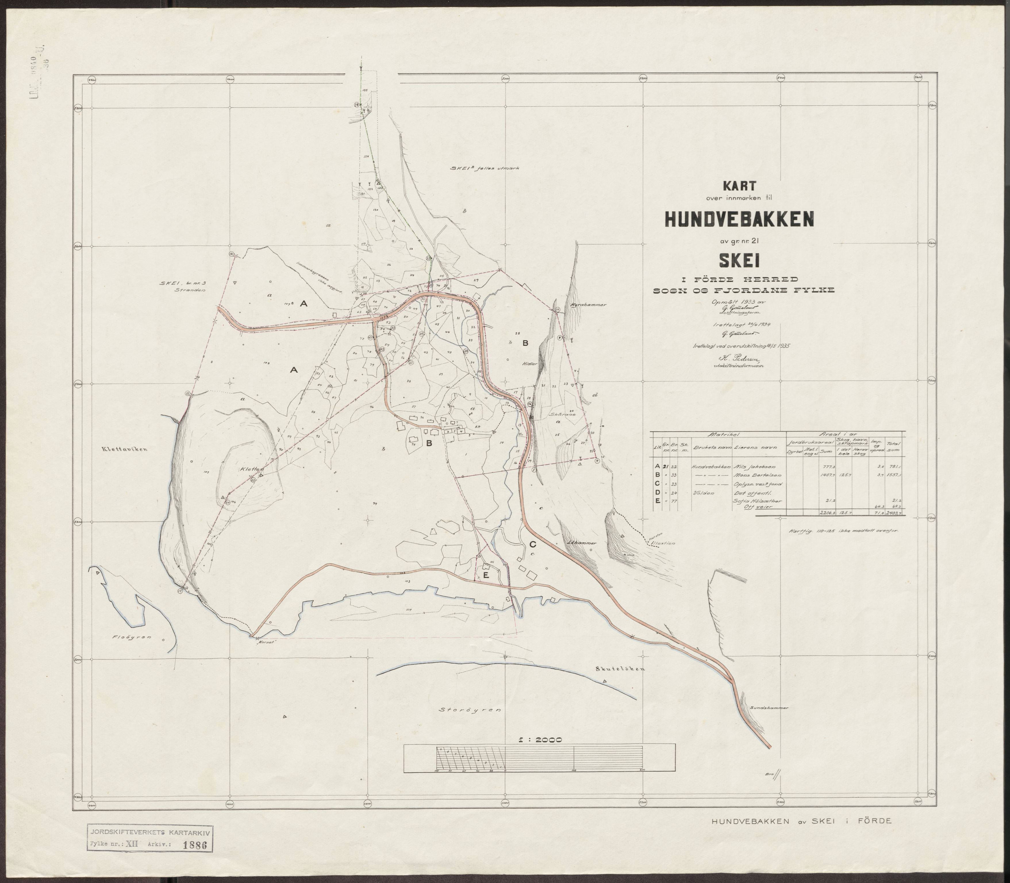 Jordskifteverkets kartarkiv, AV/RA-S-3929/T, 1859-1988, p. 2247