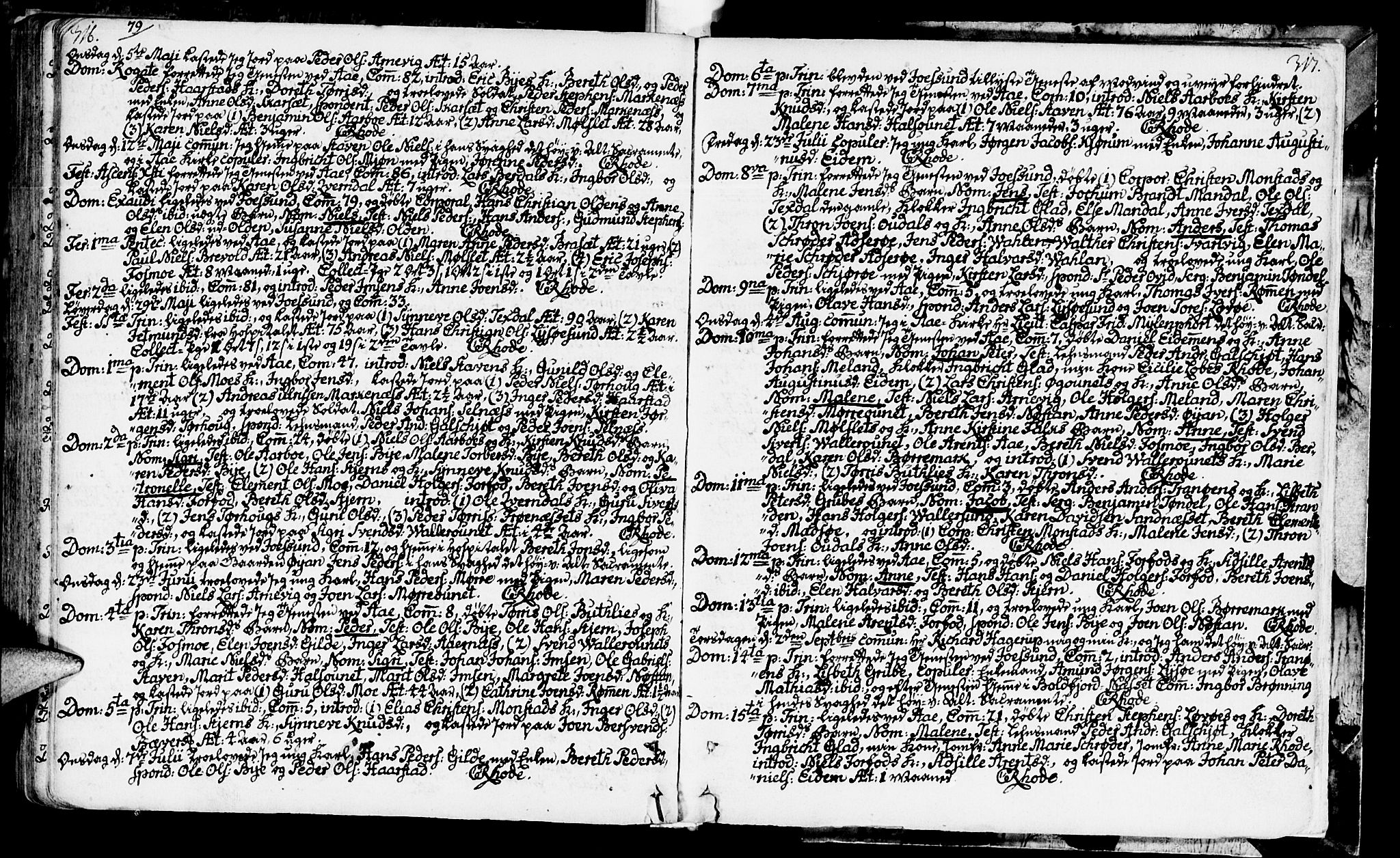 Ministerialprotokoller, klokkerbøker og fødselsregistre - Sør-Trøndelag, SAT/A-1456/655/L0672: Parish register (official) no. 655A01, 1750-1779, p. 316-317