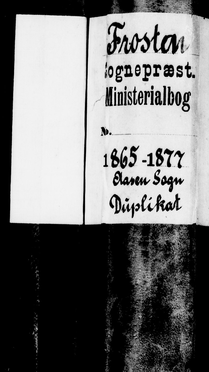 Ministerialprotokoller, klokkerbøker og fødselsregistre - Nord-Trøndelag, SAT/A-1458/714/L0133: Parish register (copy) no. 714C02, 1865-1877