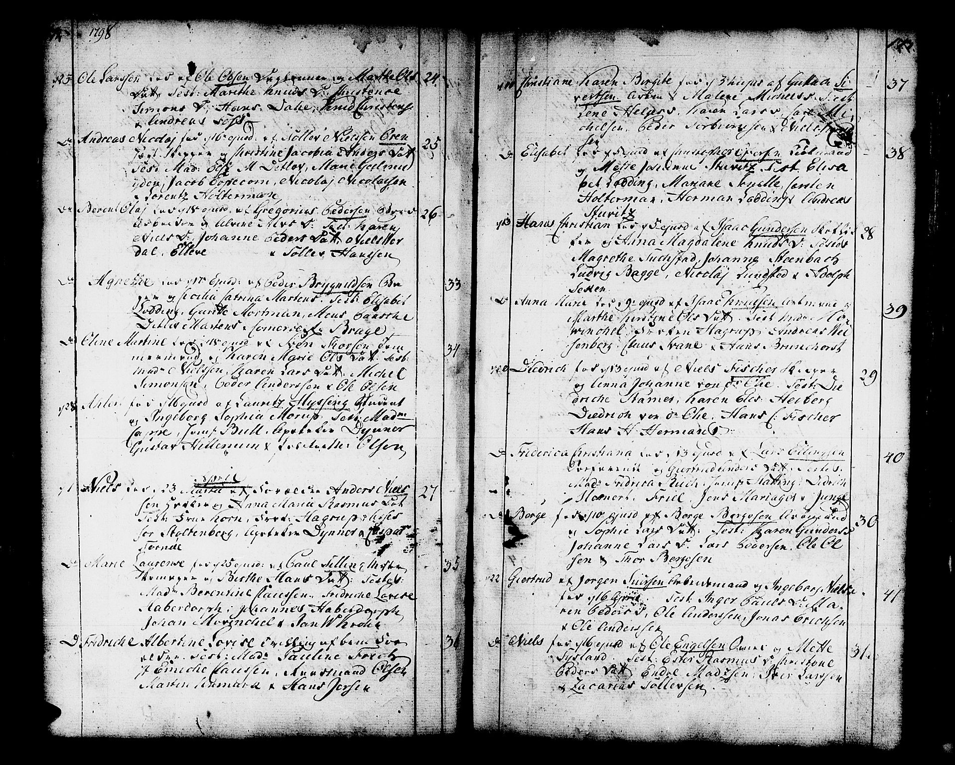 Domkirken sokneprestembete, SAB/A-74801/H/Haa/L0004: Parish register (official) no. A 4, 1763-1820, p. 172-173