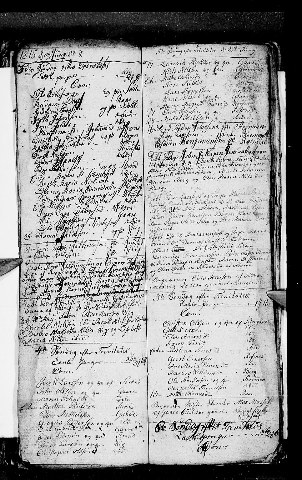 Kvæfjord sokneprestkontor, AV/SATØ-S-1323/G/Ga/Gab/L0001klokker: Parish register (copy) no. 1, 1806-1824