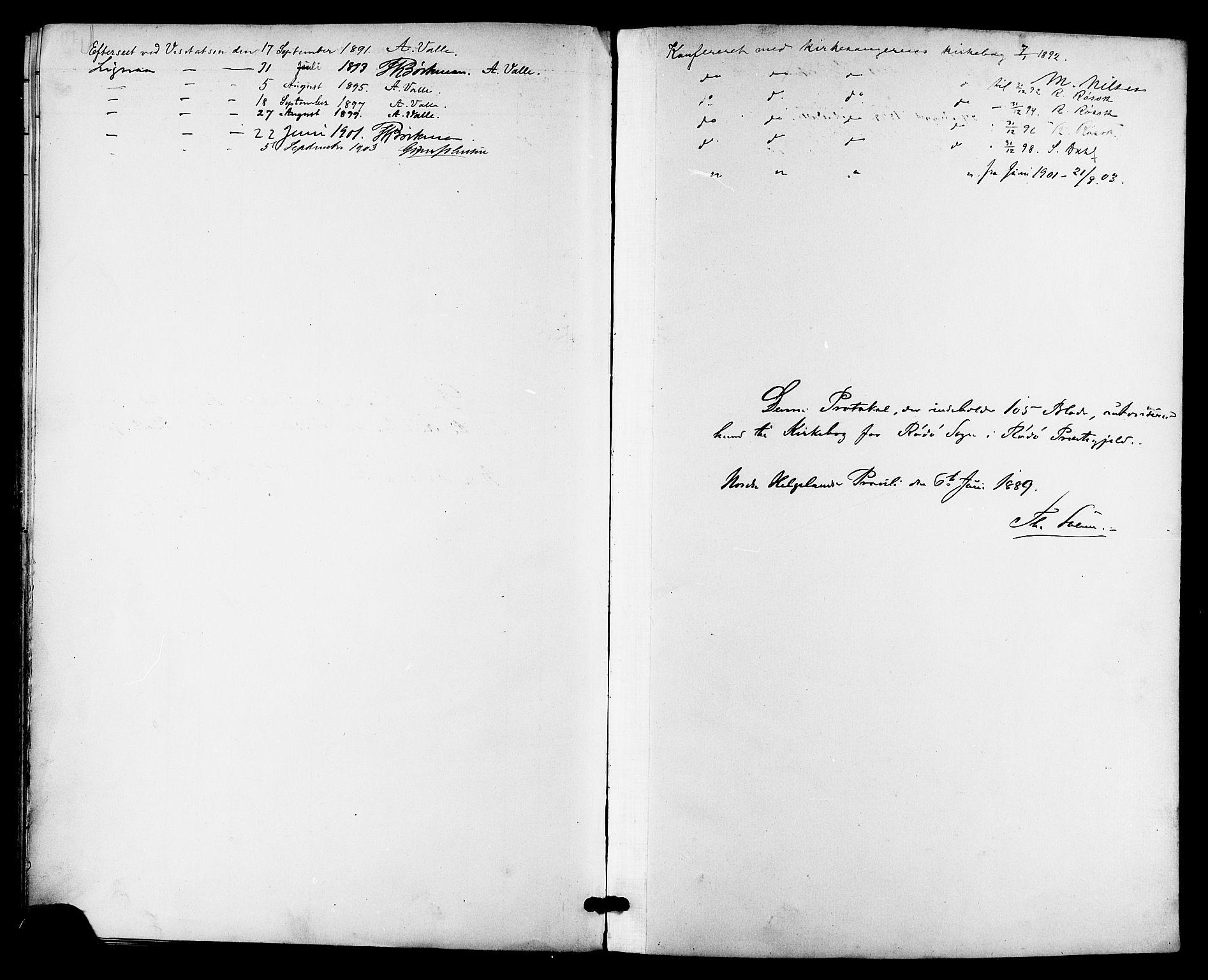 Ministerialprotokoller, klokkerbøker og fødselsregistre - Nordland, SAT/A-1459/841/L0610: Parish register (official) no. 841A14, 1890-1901