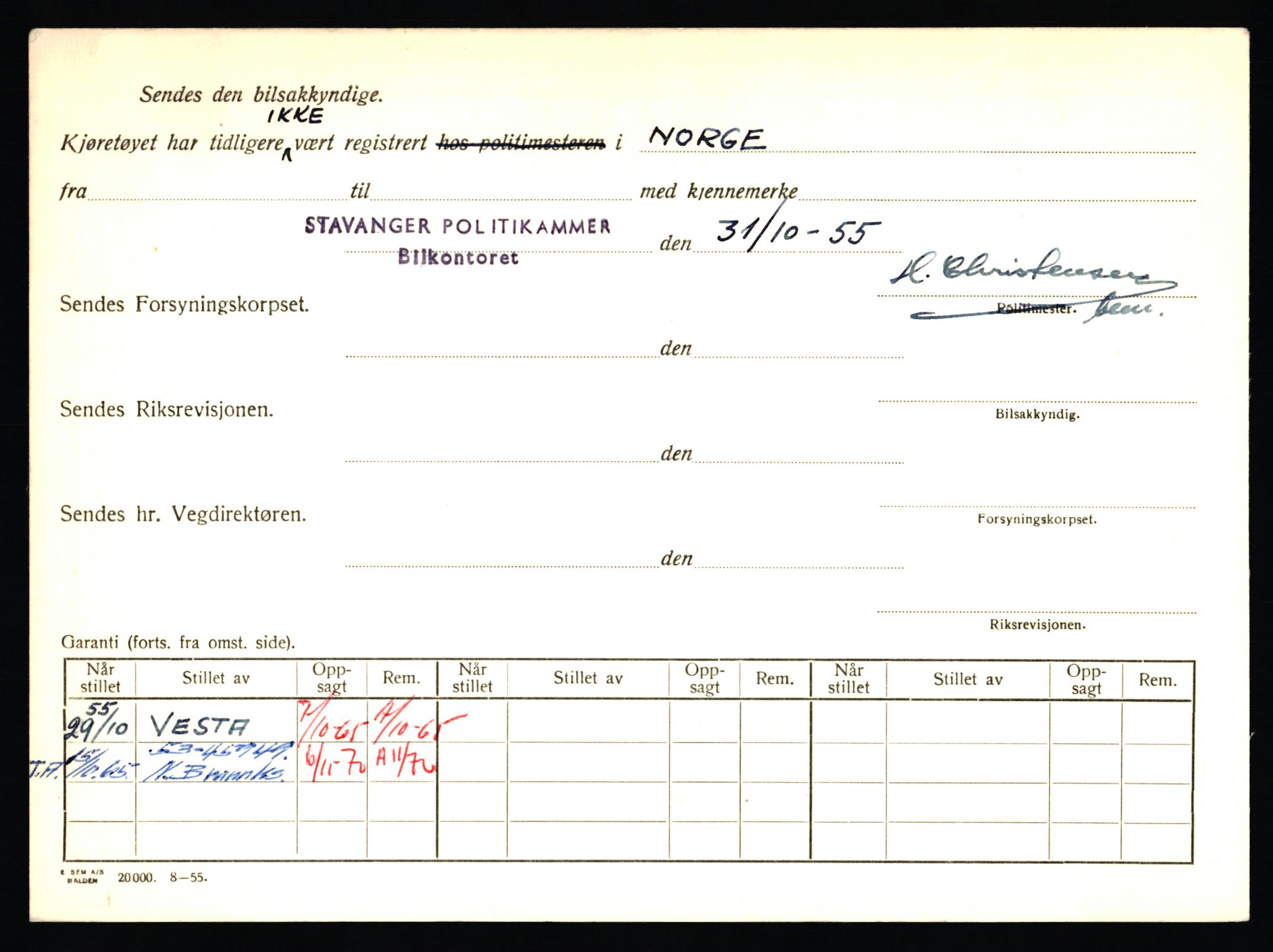 Stavanger trafikkstasjon, AV/SAST-A-101942/0/F/L0012: L-4200 - L-4699, 1930-1971, p. 952
