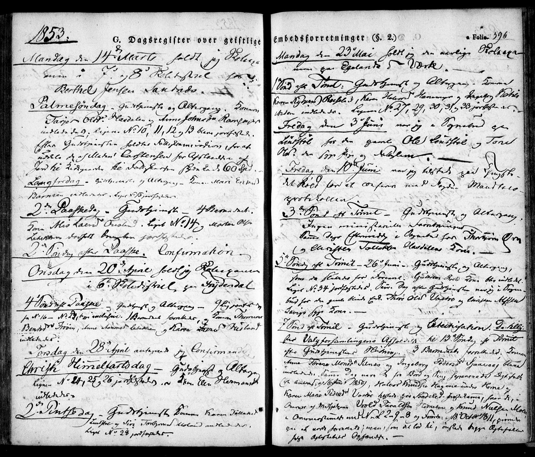 Søndeled sokneprestkontor, SAK/1111-0038/F/Fa/L0002: Parish register (official) no. A 2, 1839-1860, p. 596