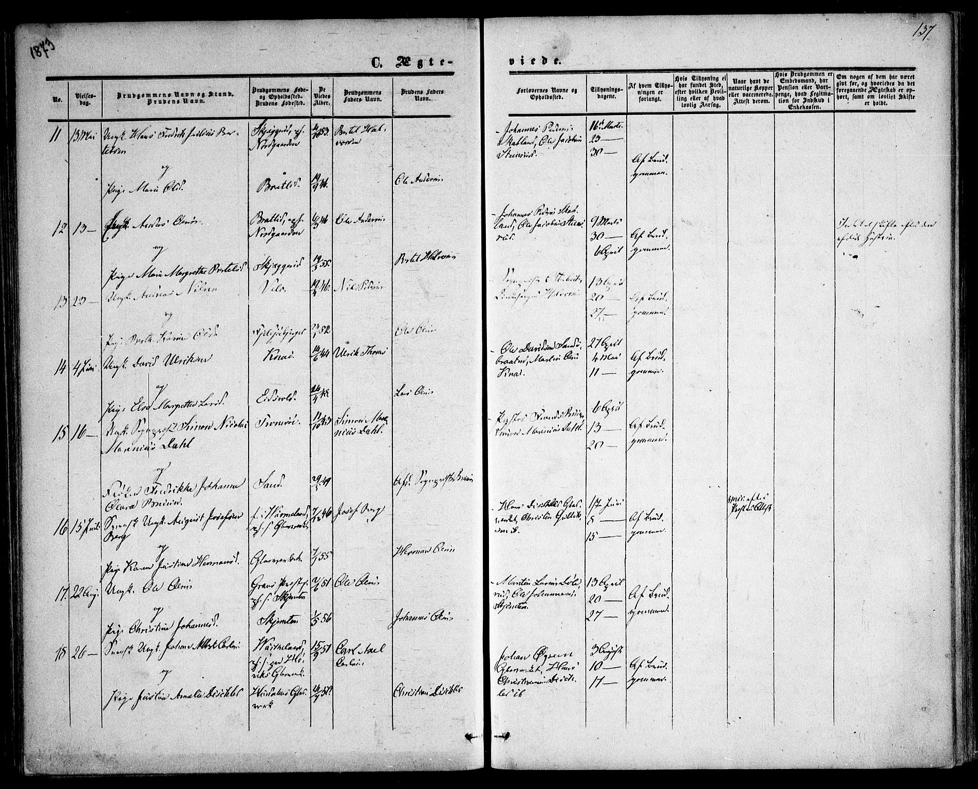 Hurdal prestekontor Kirkebøker, AV/SAO-A-10889/F/Fa/L0006: Parish register (official) no. I 6, 1860-1877, p. 137