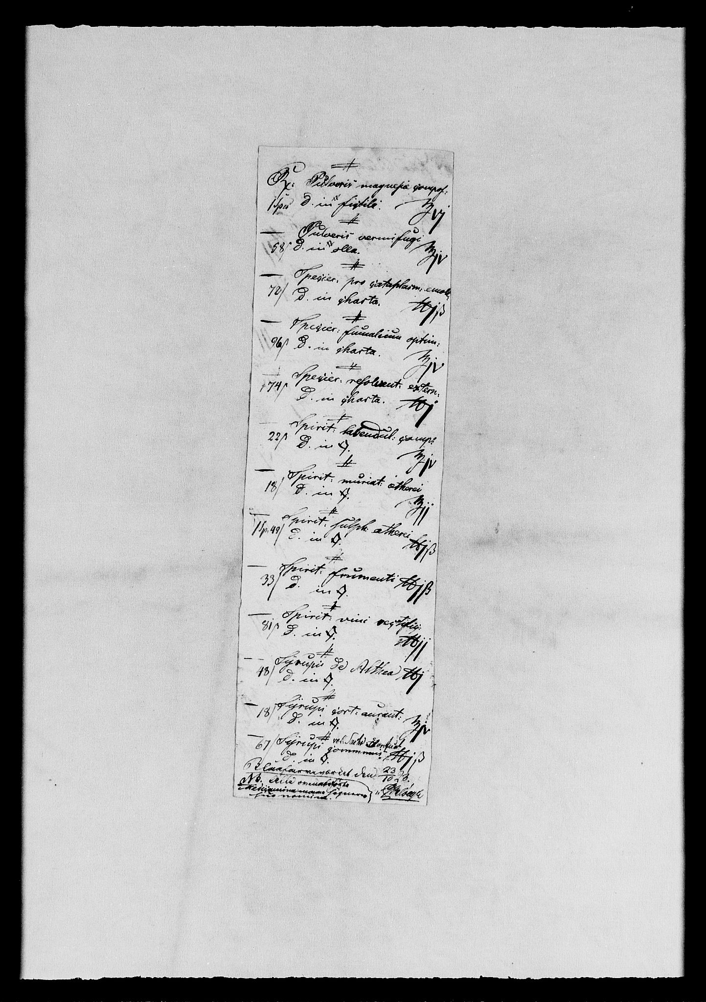 Modums Blaafarveværk, AV/RA-PA-0157/G/Gh/L0380/0002: -- / Diverse dokument ang. pigen Ellen Marie Olsdatters Indleggelse paa Rigshospitalet, 1825-1849, p. 6