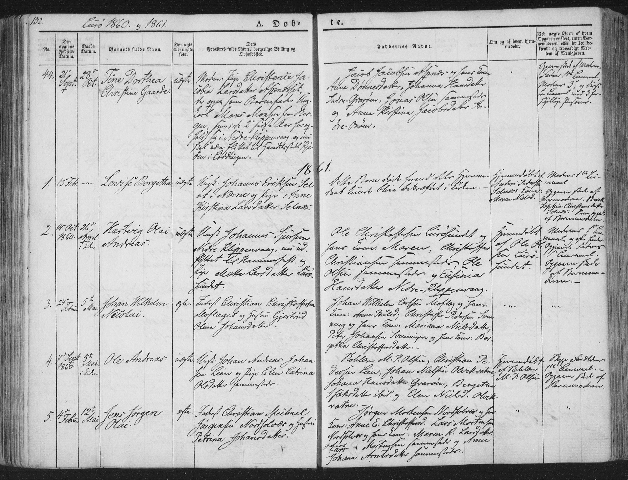 Ministerialprotokoller, klokkerbøker og fødselsregistre - Nordland, SAT/A-1459/839/L0565: Parish register (official) no. 839A02, 1825-1862, p. 132