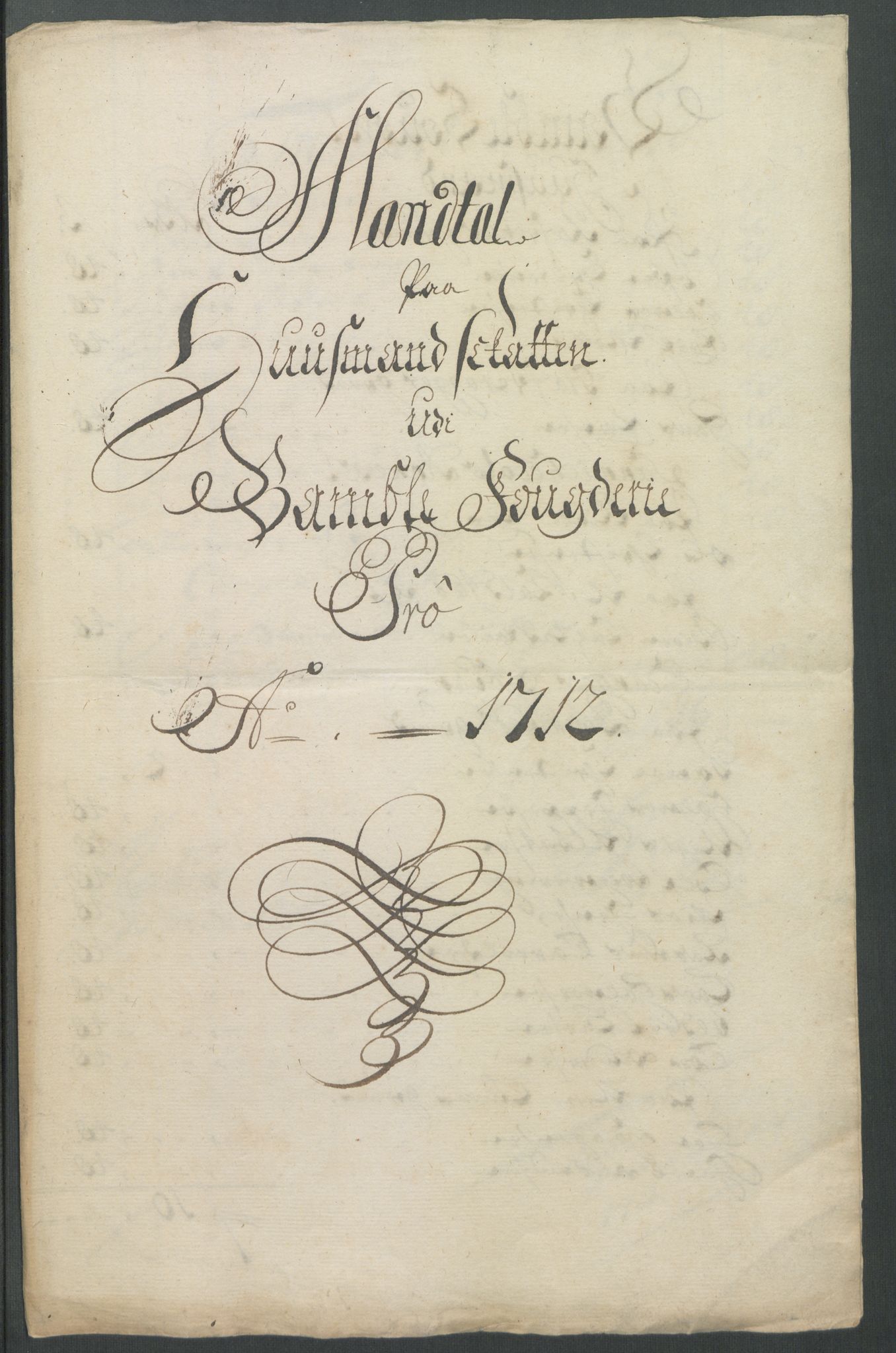 Rentekammeret inntil 1814, Reviderte regnskaper, Fogderegnskap, RA/EA-4092/R36/L2123: Fogderegnskap Øvre og Nedre Telemark og Bamble, 1712, p. 71