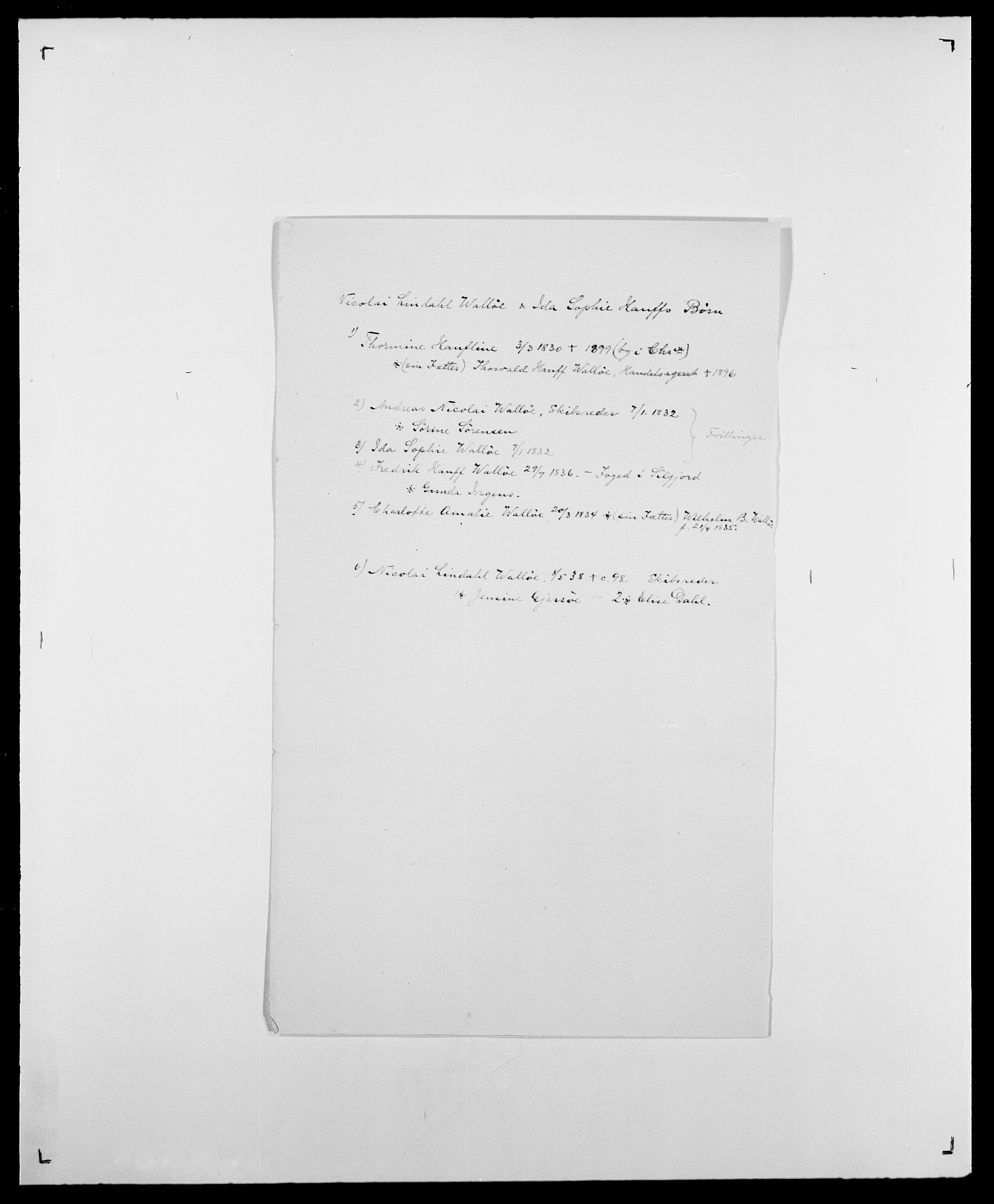 Delgobe, Charles Antoine - samling, AV/SAO-PAO-0038/D/Da/L0040: Usgaard - Velund, p. 202