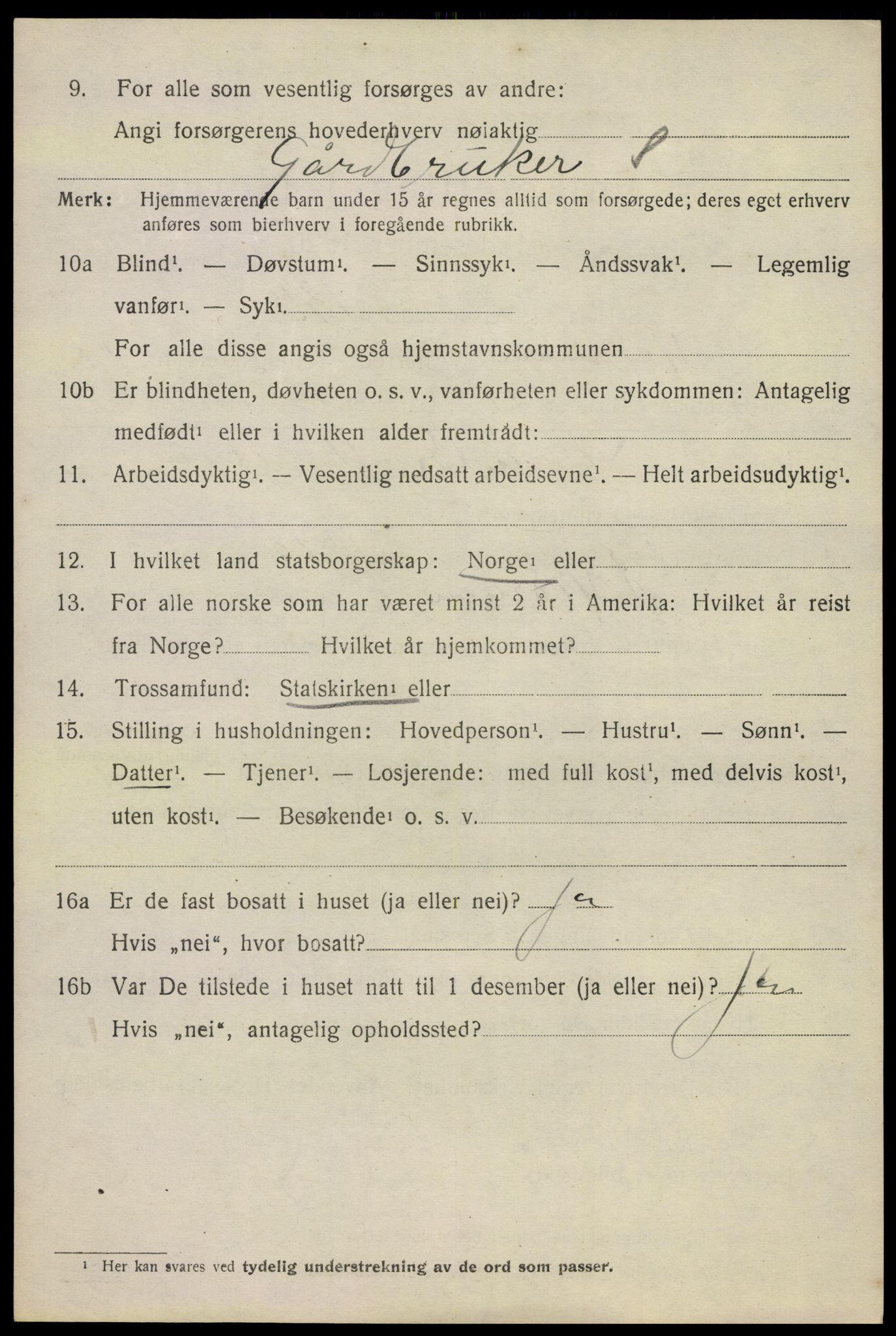 SAKO, 1920 census for Hedrum, 1920, p. 10784