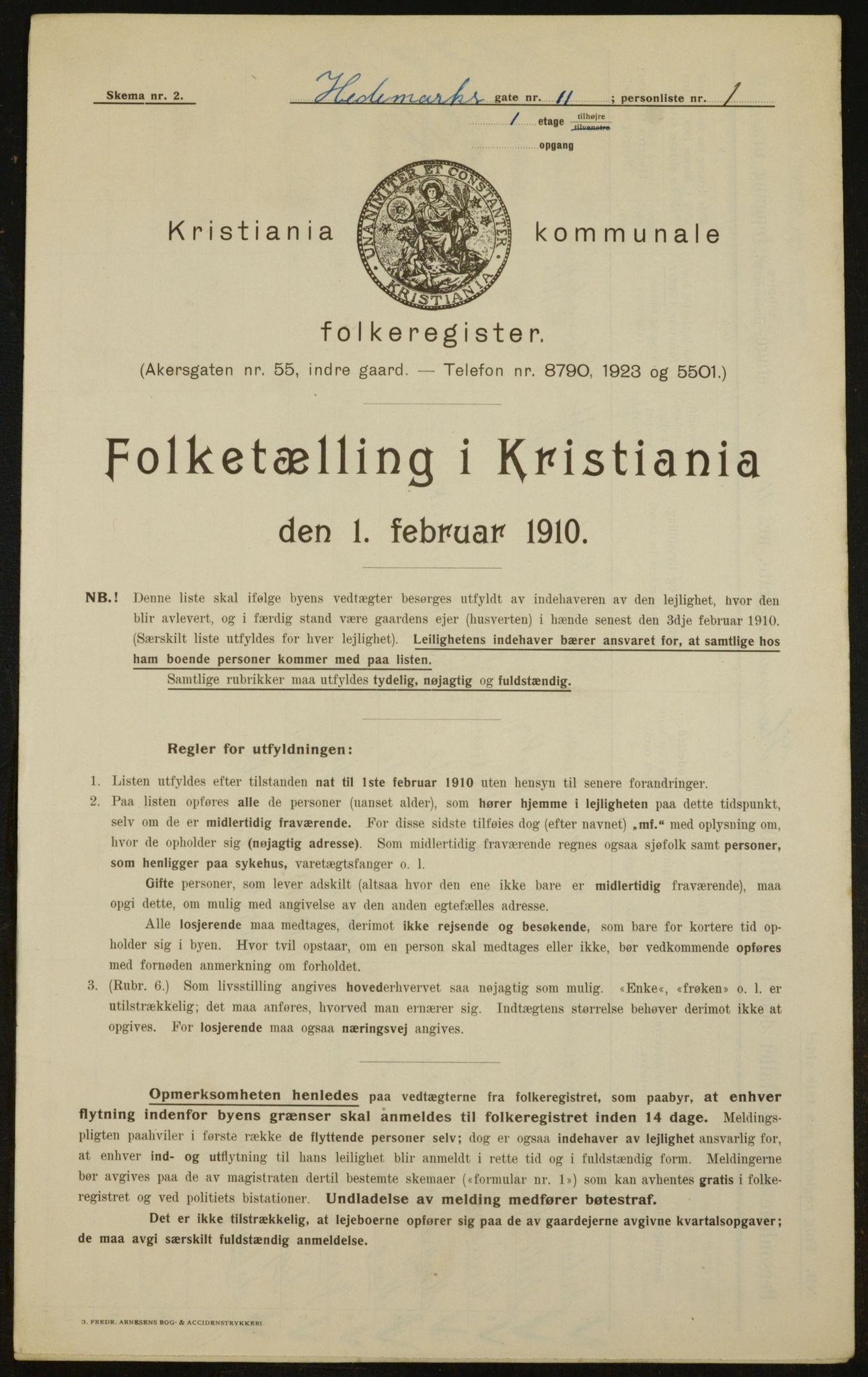 OBA, Municipal Census 1910 for Kristiania, 1910, p. 34798