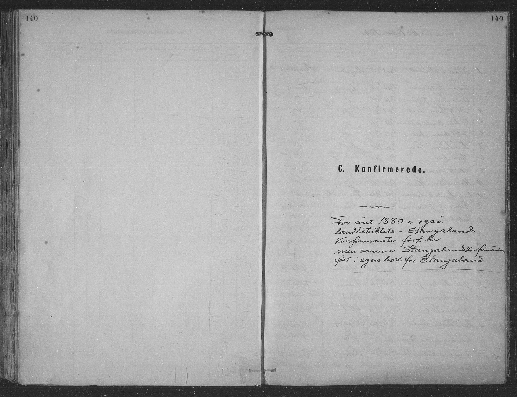 Kopervik sokneprestkontor, SAST/A-101850/H/Ha/Haa/L0001: Parish register (official) no. A 1, 1880-1919, p. 140