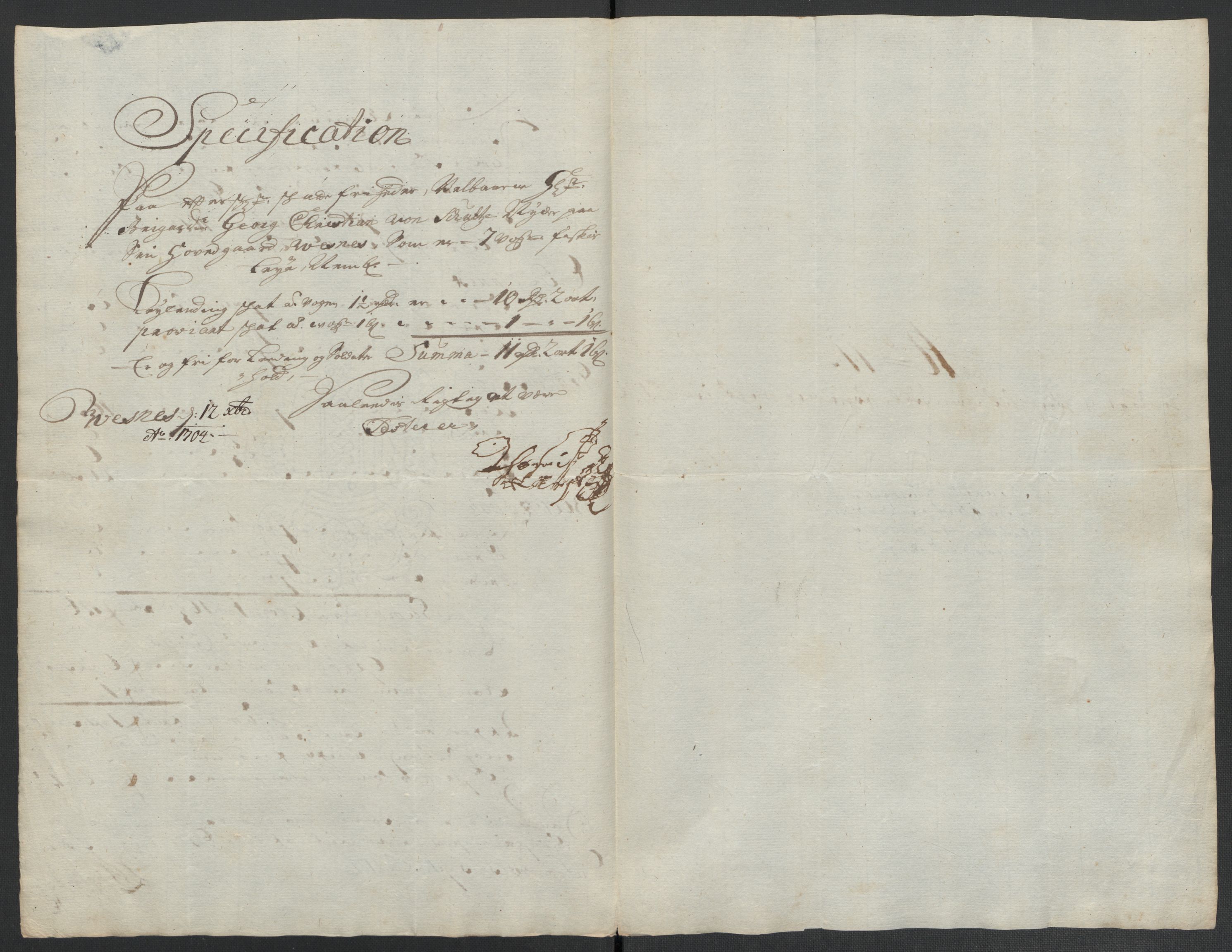 Rentekammeret inntil 1814, Reviderte regnskaper, Fogderegnskap, AV/RA-EA-4092/R55/L3656: Fogderegnskap Romsdal, 1703-1705, p. 254