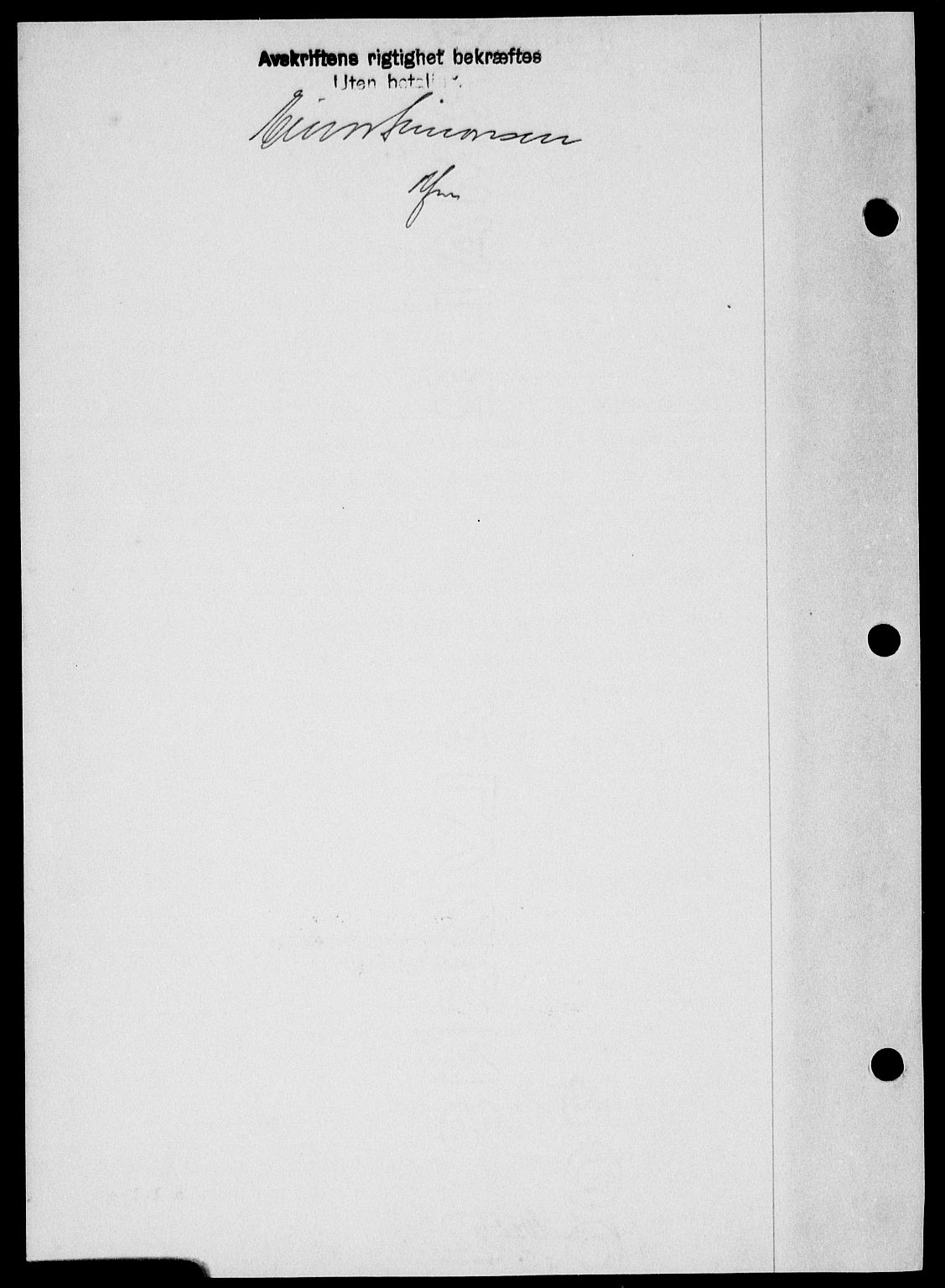 Onsøy sorenskriveri, SAO/A-10474/G/Ga/Gaa/L0077: Mortgage book no. I 77, 1935-1935, p. 1