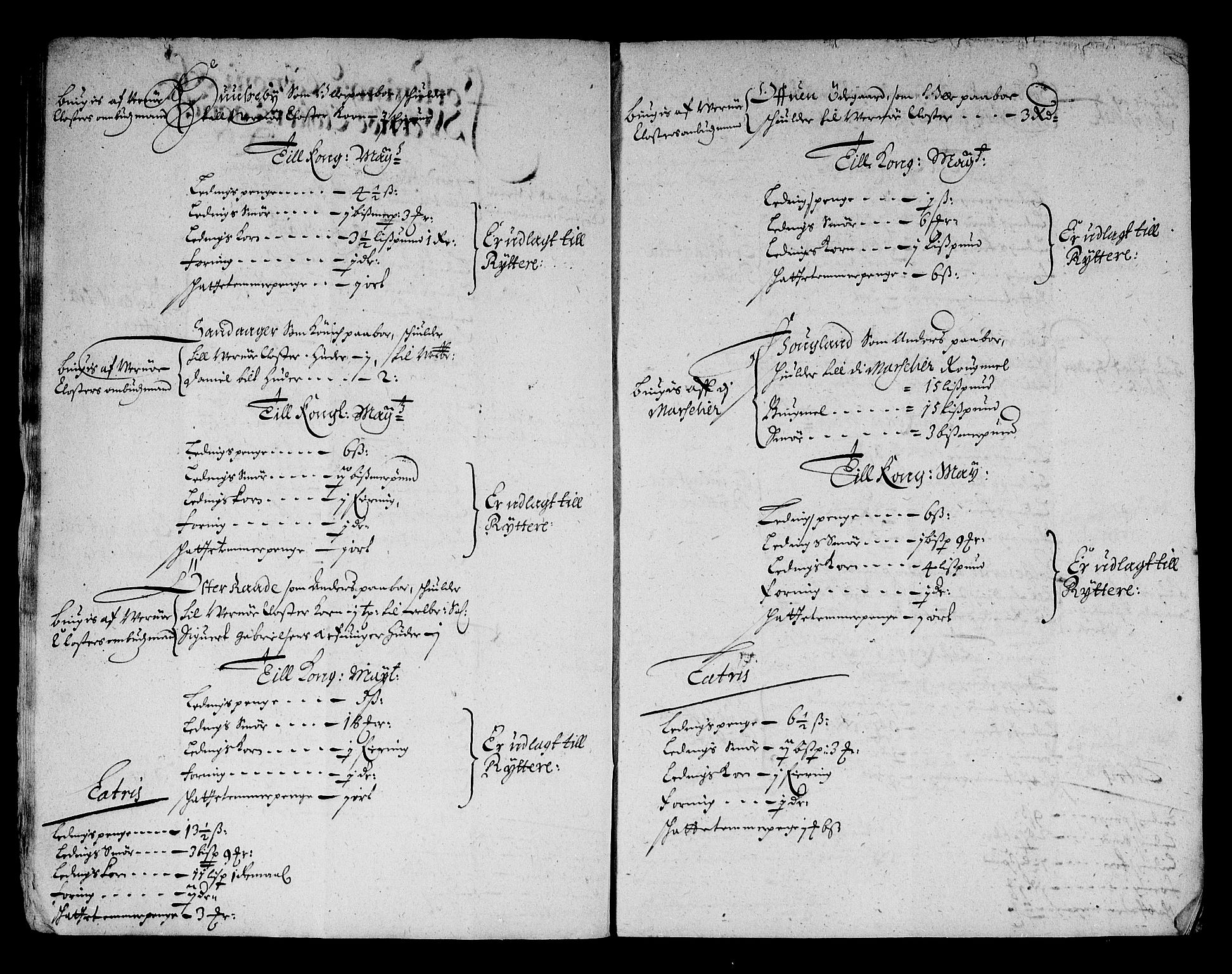 Rentekammeret inntil 1814, Reviderte regnskaper, Stiftamtstueregnskaper, Landkommissariatet på Akershus og Akershus stiftamt, AV/RA-EA-5869/R/Ra/L0021: Landkommissariatet på Akershus, 1664