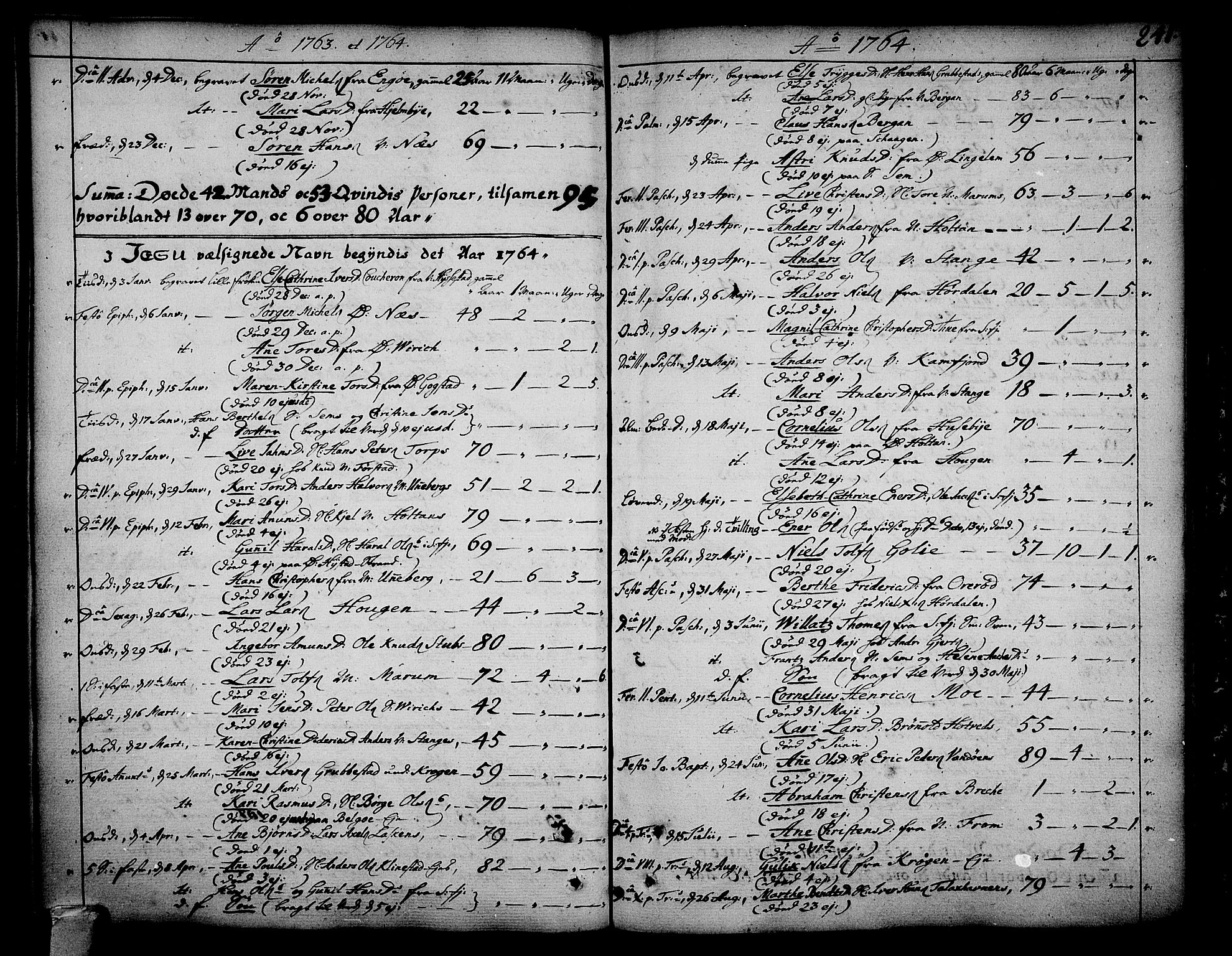 Sandar kirkebøker, AV/SAKO-A-243/F/Fa/L0002: Parish register (official) no. 2, 1733-1788, p. 241