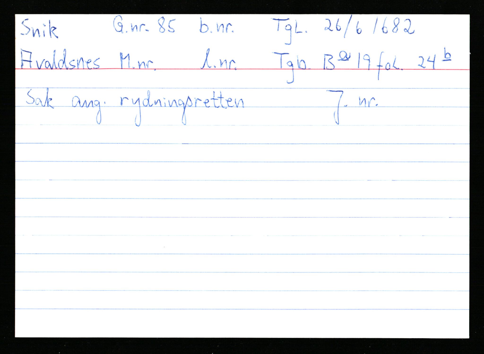 Statsarkivet i Stavanger, AV/SAST-A-101971/03/Y/Ym/L0053: Åstedskort sortert etter gårdsnavn: Skudeneshavn - Solbjør, 1600-1950, p. 457