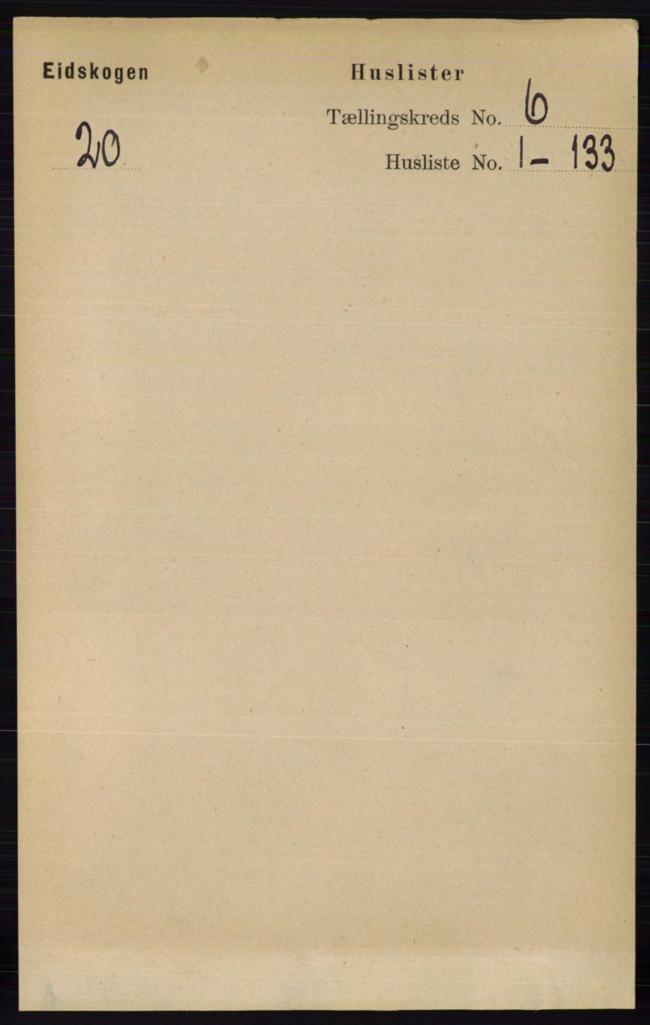 RA, 1891 census for 0420 Eidskog, 1891, p. 2711