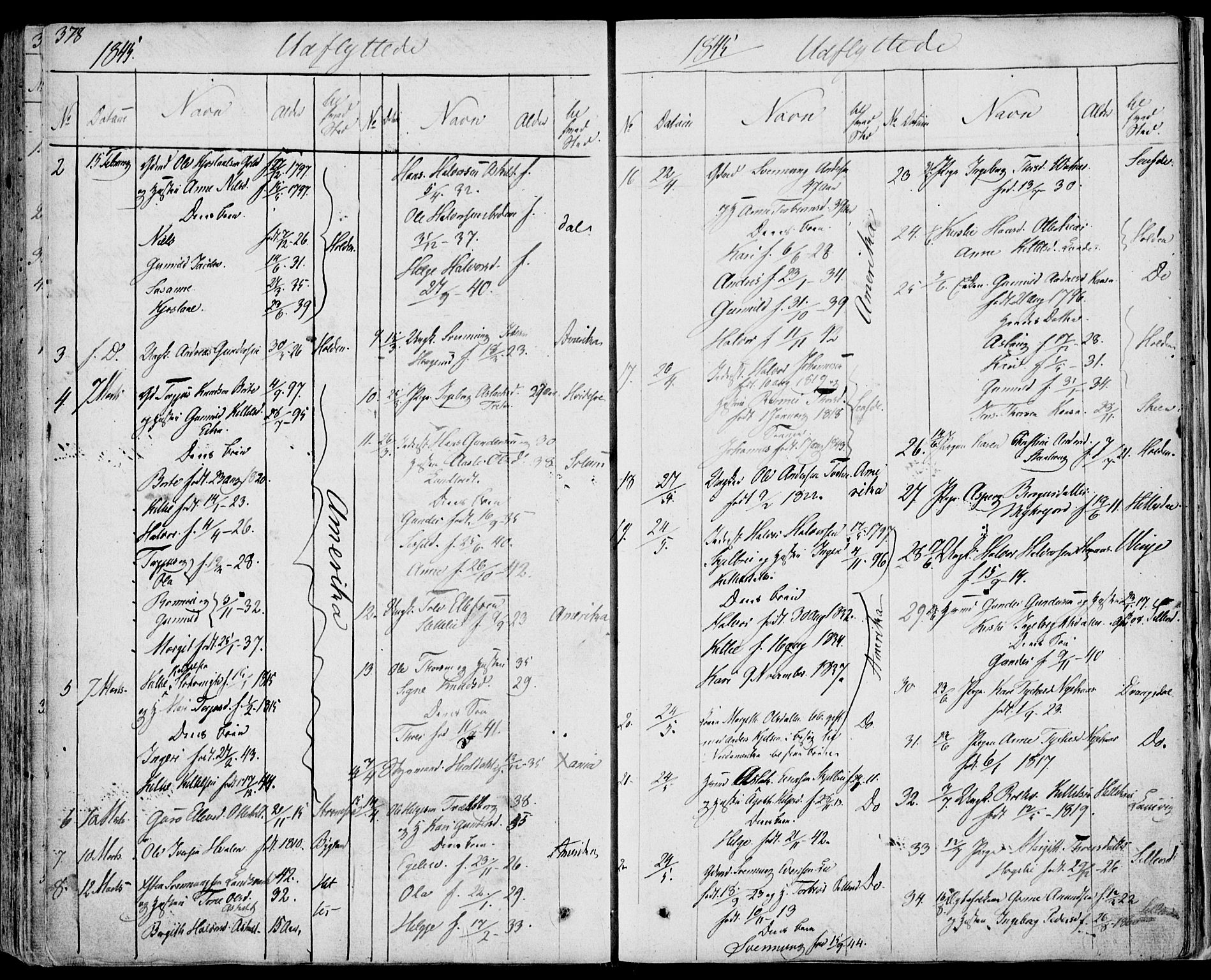 Bø kirkebøker, AV/SAKO-A-257/F/Fa/L0007: Parish register (official) no. 7, 1831-1848, p. 378